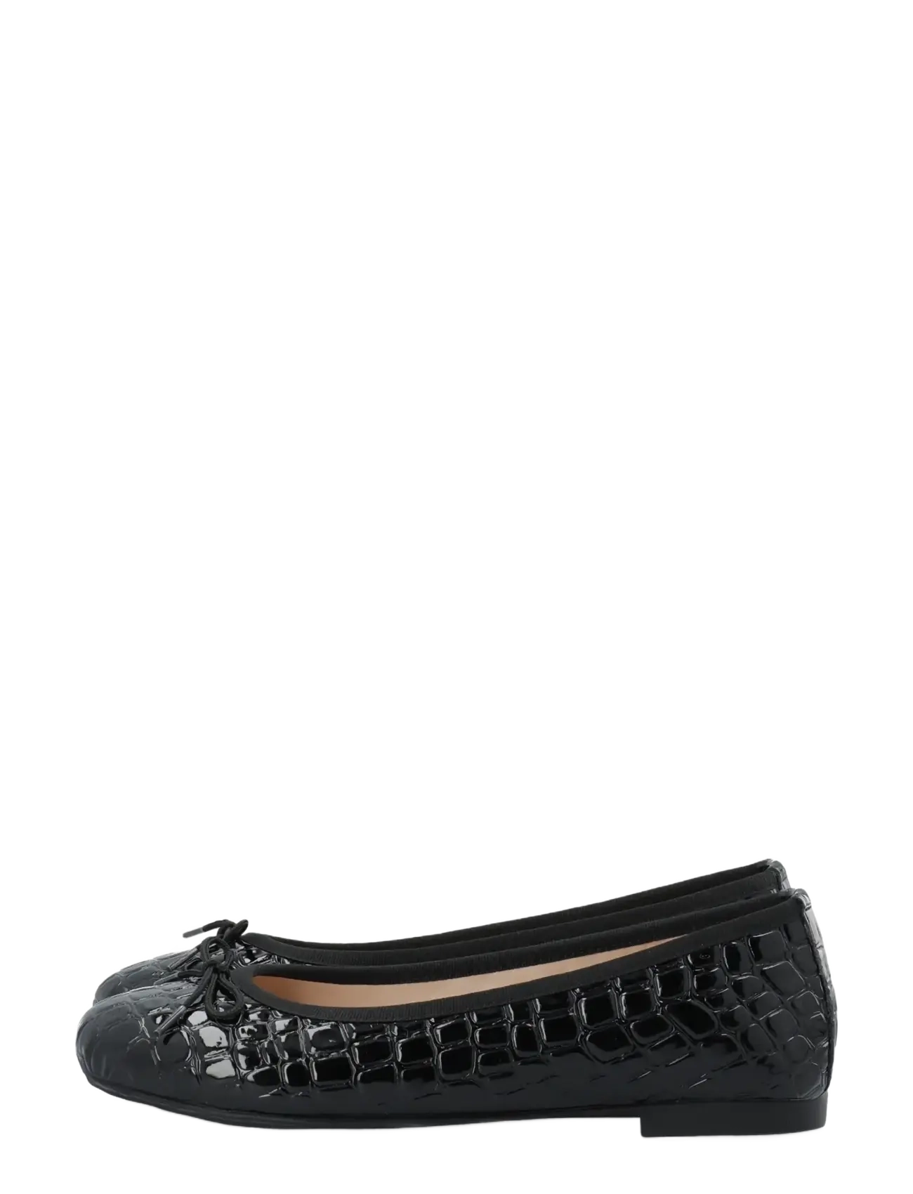 Bianco - BIAMADISON Ballerina Croco Patent - særlige begivenheder - black croco patent - 5