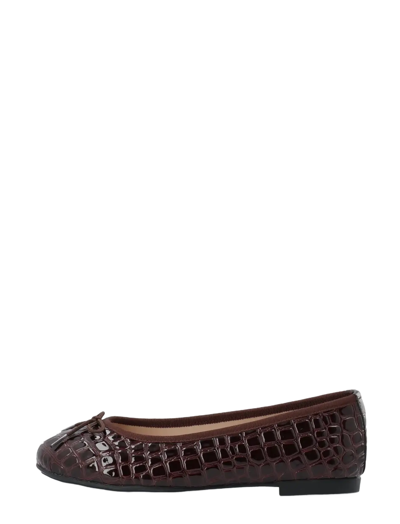 Bianco - BIAMADISON Ballerina Croco Patent - særlige begivenheder - burgundy croco patent - 1