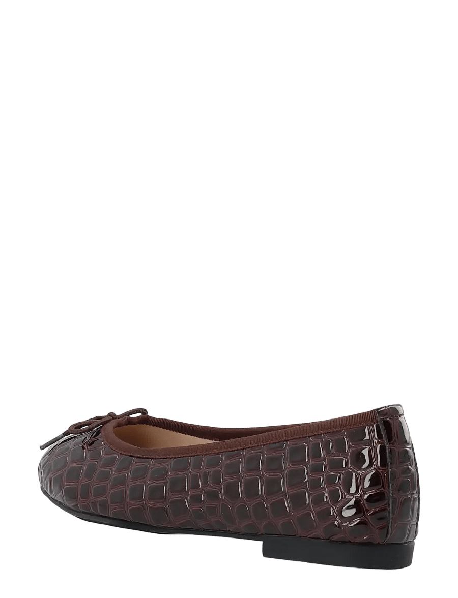 Bianco - BIAMADISON Ballerina Croco Patent - særlige begivenheder - burgundy croco patent - 2