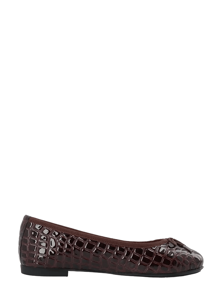 Bianco - BIAMADISON Ballerina Croco Patent - særlige begivenheder - burgundy croco patent - 3