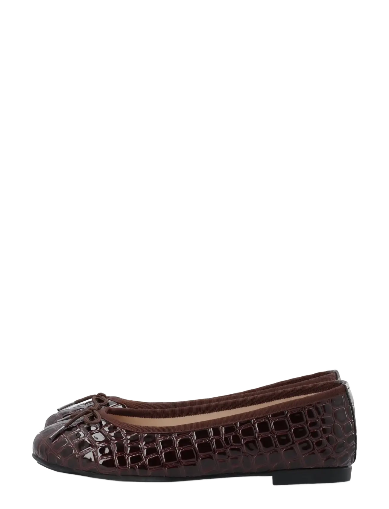Bianco - BIAMADISON Ballerina Croco Patent - særlige begivenheder - burgundy croco patent - 5
