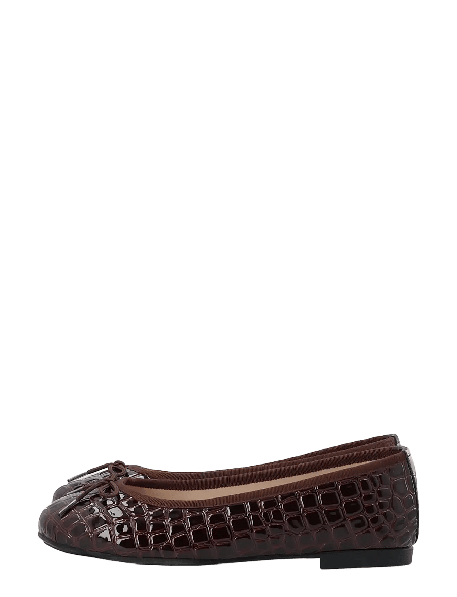 Bianco - BIAMADISON Ballerina Croco Patent - særlige begivenheder - burgundy croco patent - 5