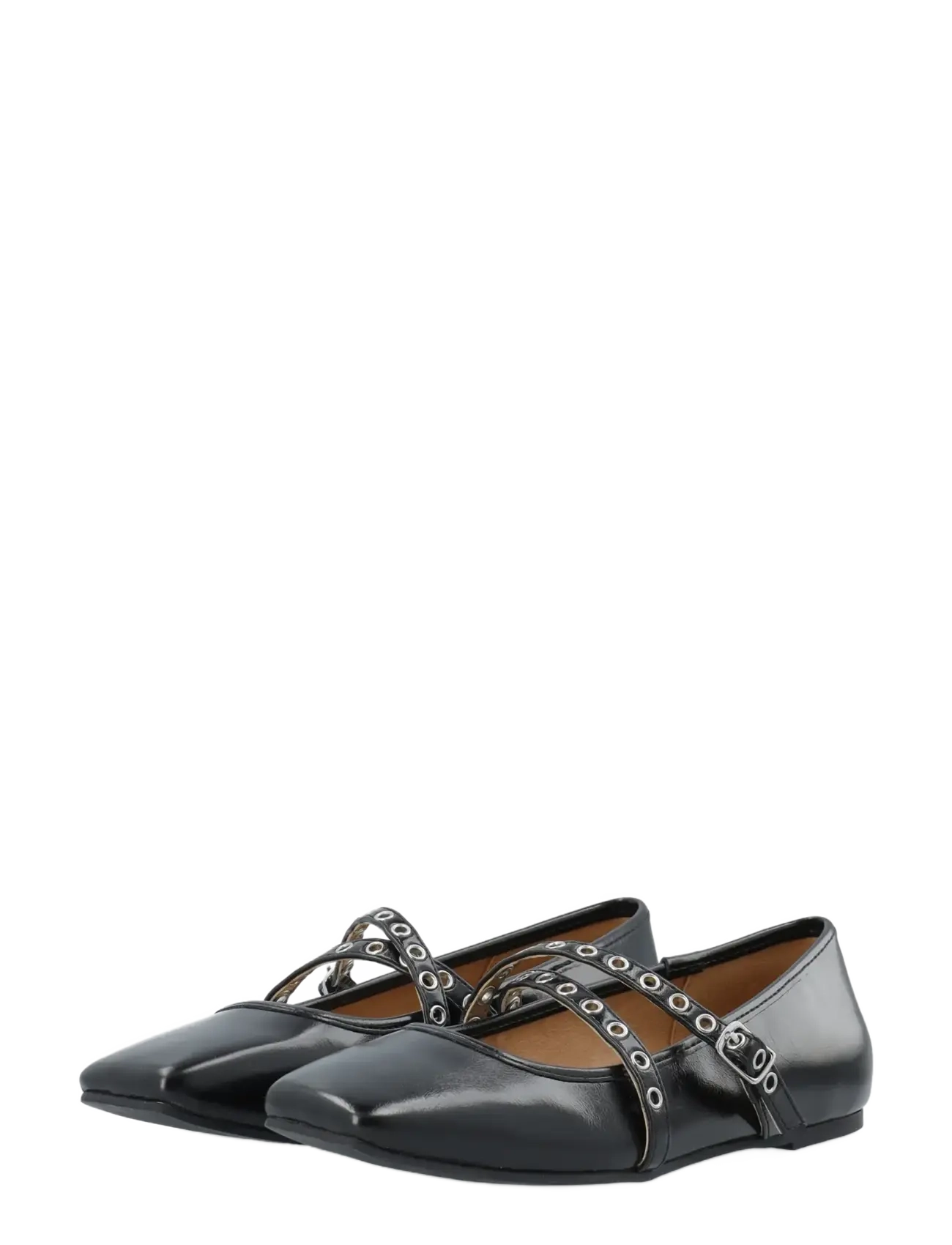 Bianco - BIAROSE Karré Cross Mary Jane Faux Leather - særlige begivenheder - black - 4