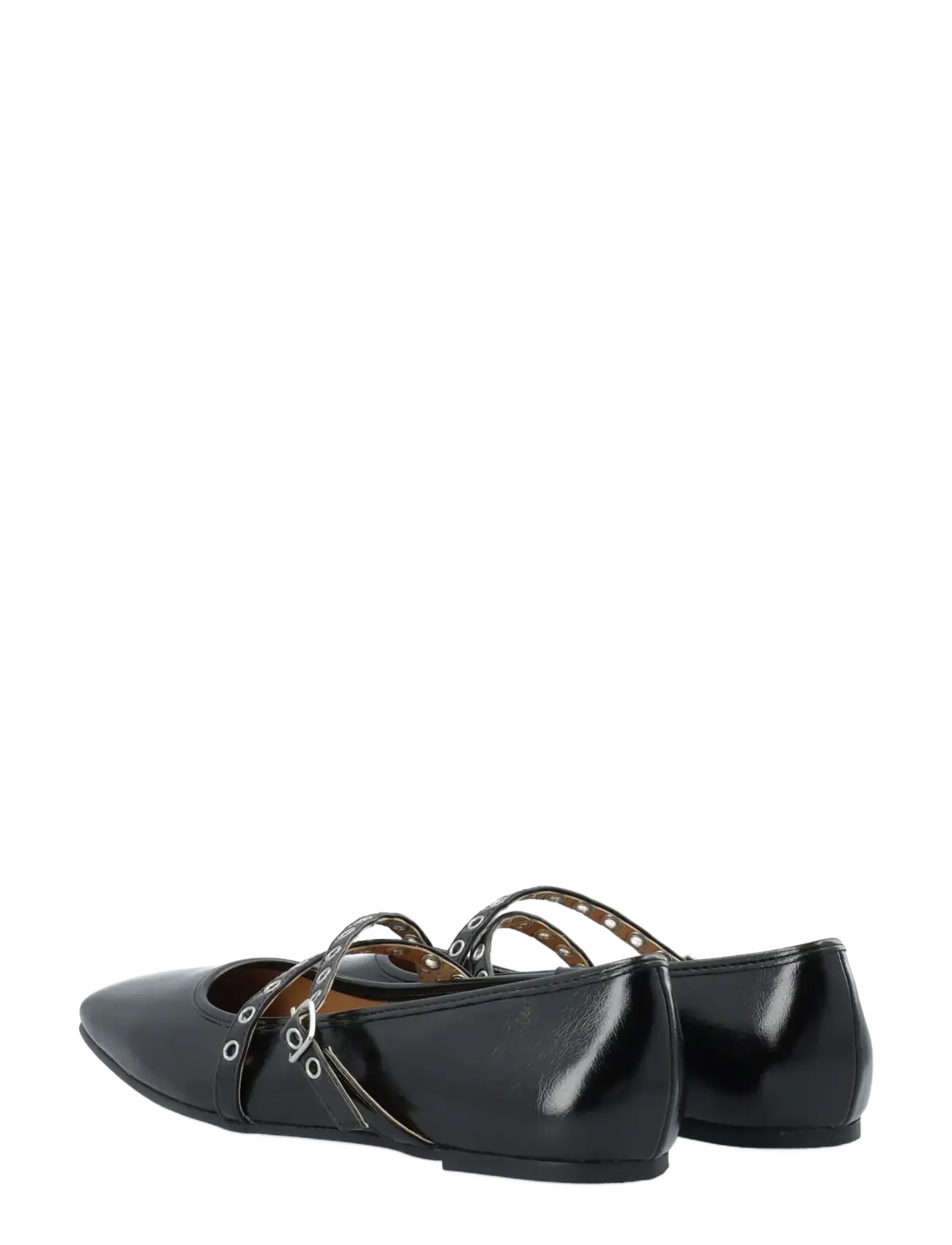 Bianco - BIAROSE Karré Cross Mary Jane Faux Leather - særlige begivenheder - black - 5