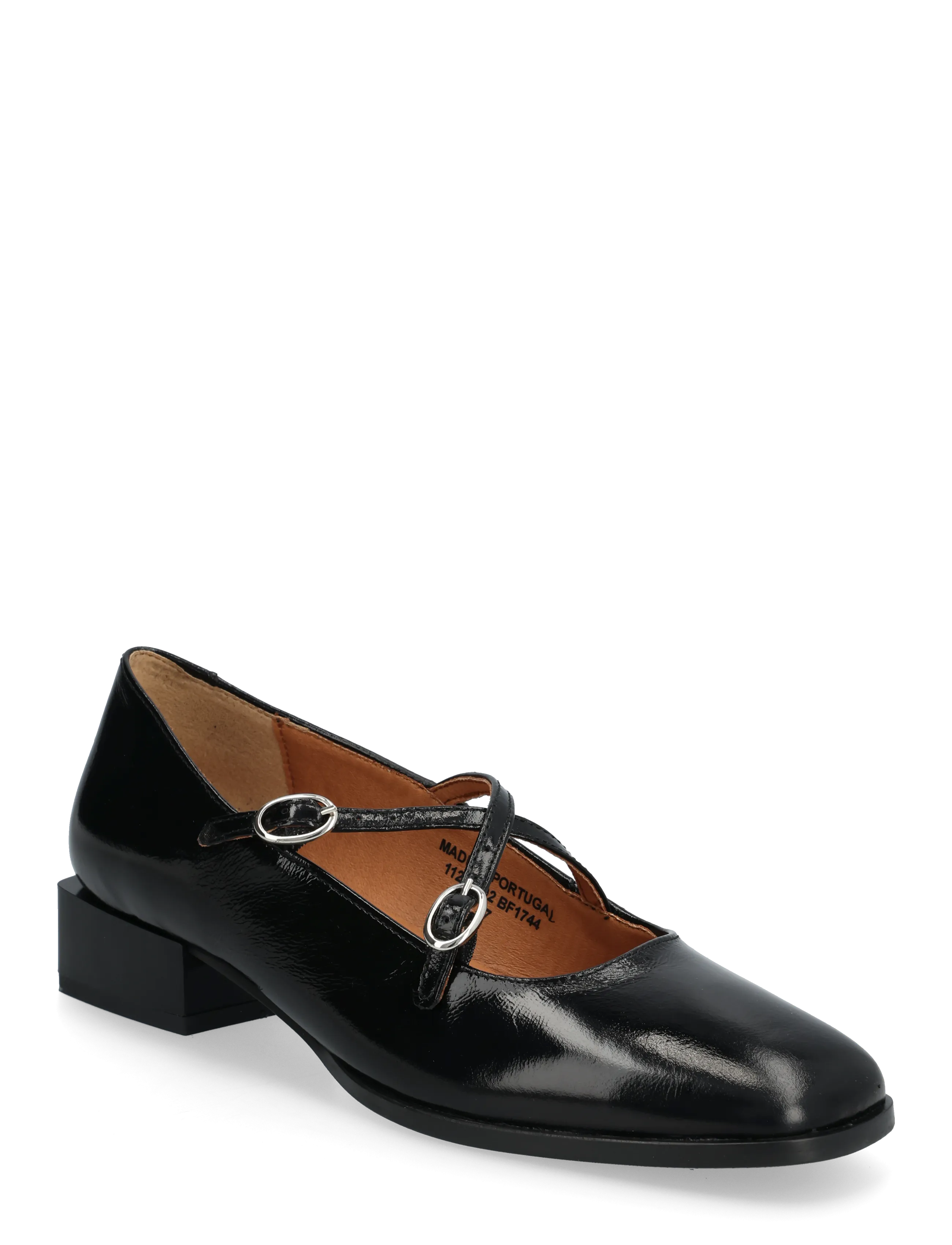 Bianco Biaesther Cross Mary Jane Leather, 40, Black, Sko > Mary Jane-Sko, Dame