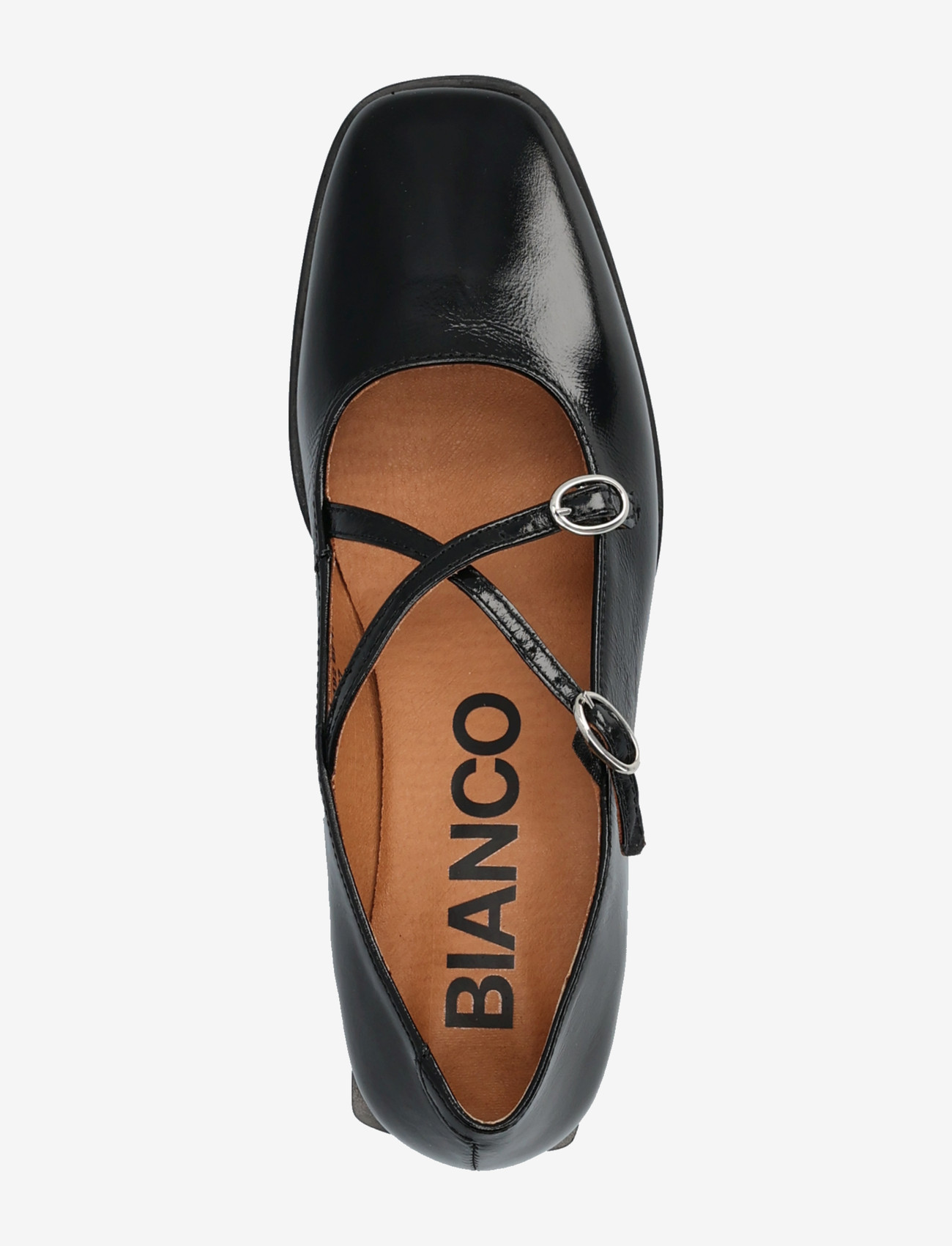Bianco - BIAESTHER Cross Mary Jane Leather - fyrir sérstaka viðburði - black - 3