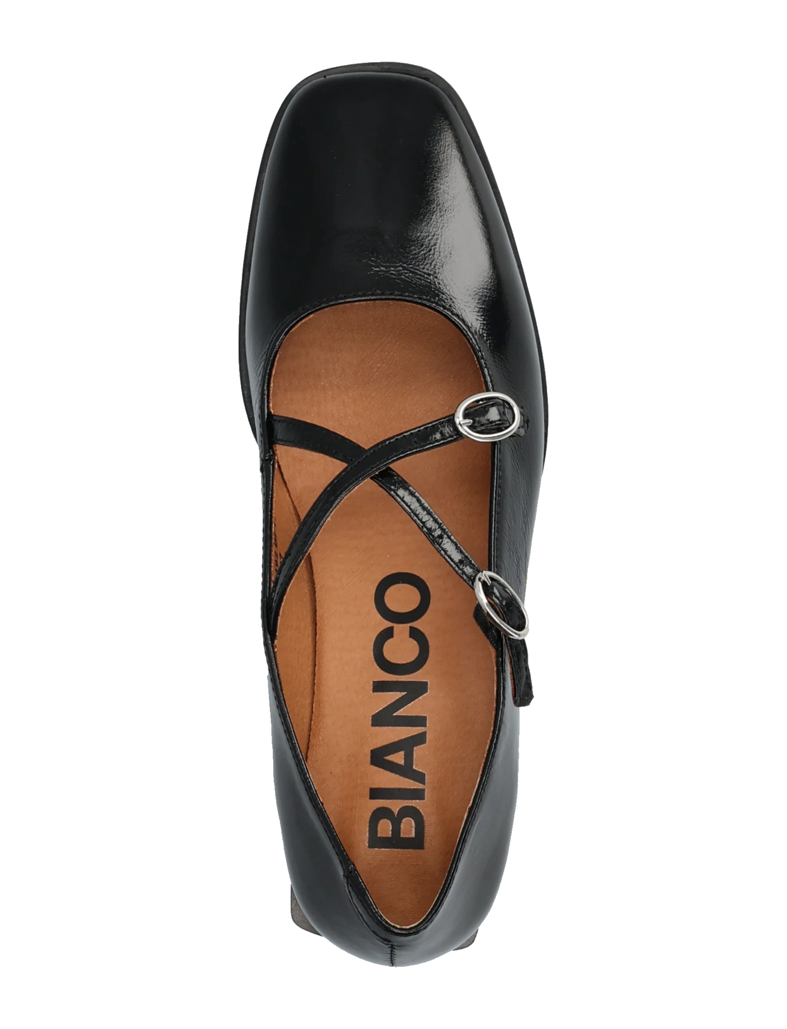 Bianco - BIAESTHER Cross Mary Jane Leather - special occasions - black - 3