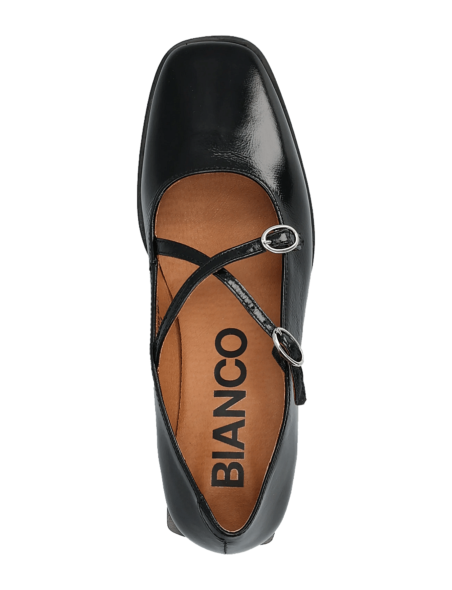 Bianco - BIAESTHER Cross Mary Jane Leather - special occasions - black - 3