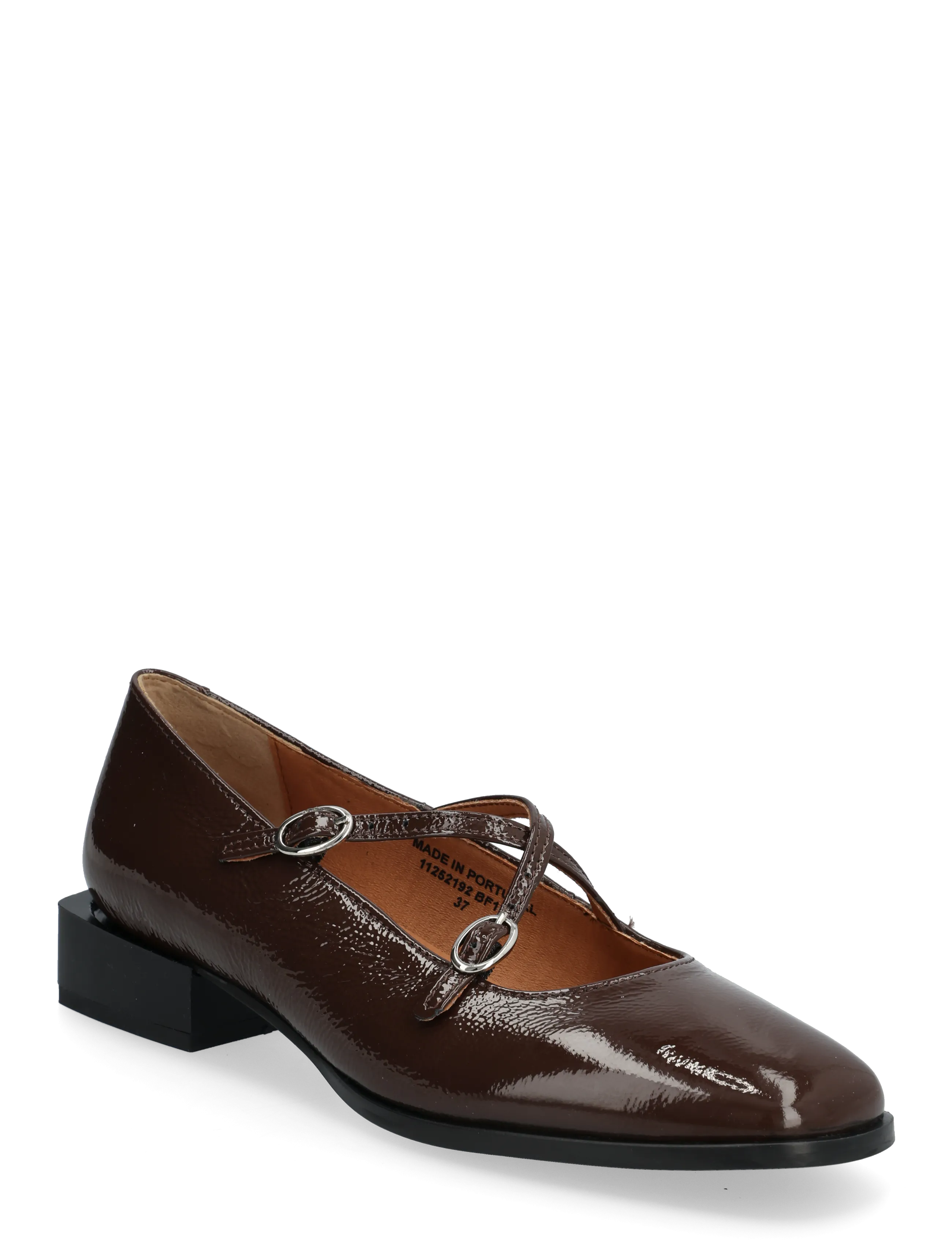 Bianco Biaesther Cross Mary Jane Leather, 39, Brown, Sko > Mary Jane-Sko, Dame