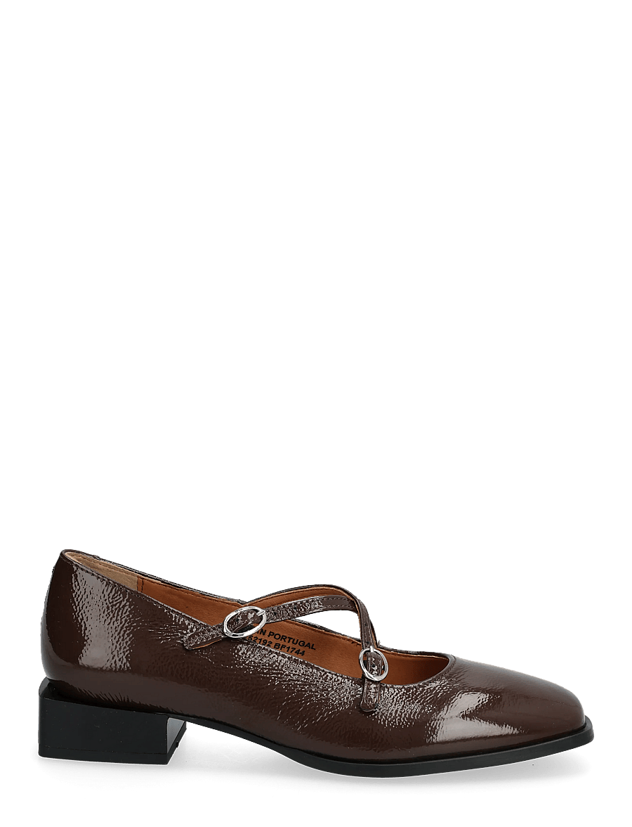 Bianco - BIAESTHER Cross Mary Jane Leather - special occasions - brown - 1