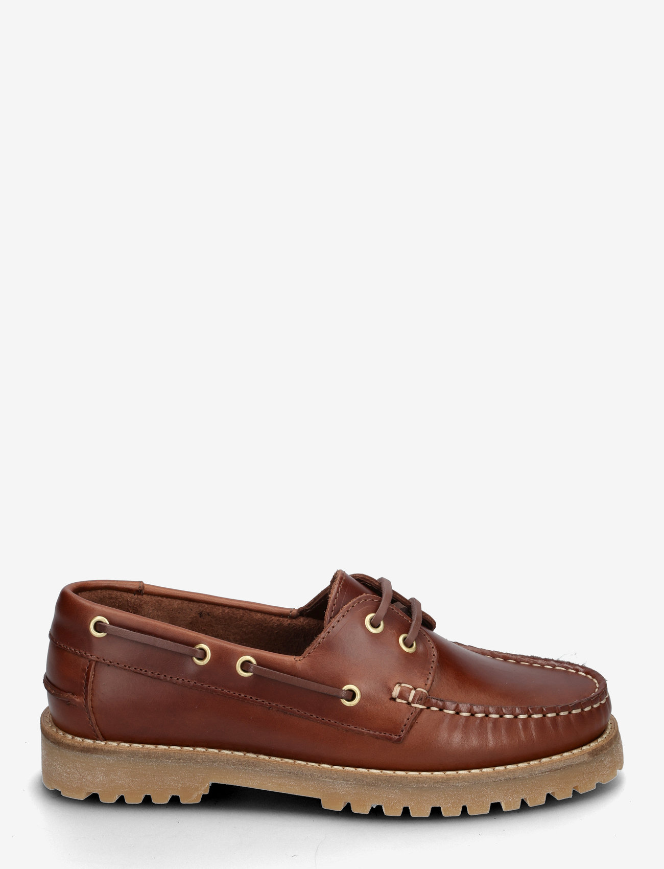 Bianco - BIACAPRI Boat Shoe Pull Up Leather - purjekingad - brown - 2