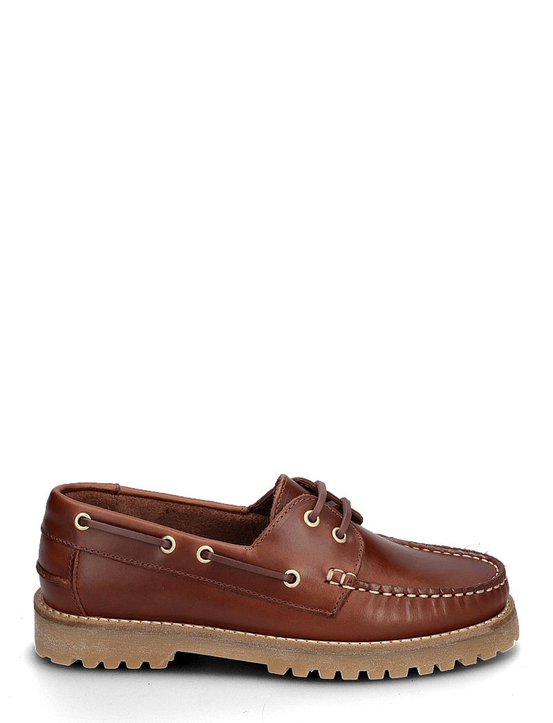 Bianco - BIACAPRI Boat Shoe Pull Up Leather - bootsschuhe - brown - 2