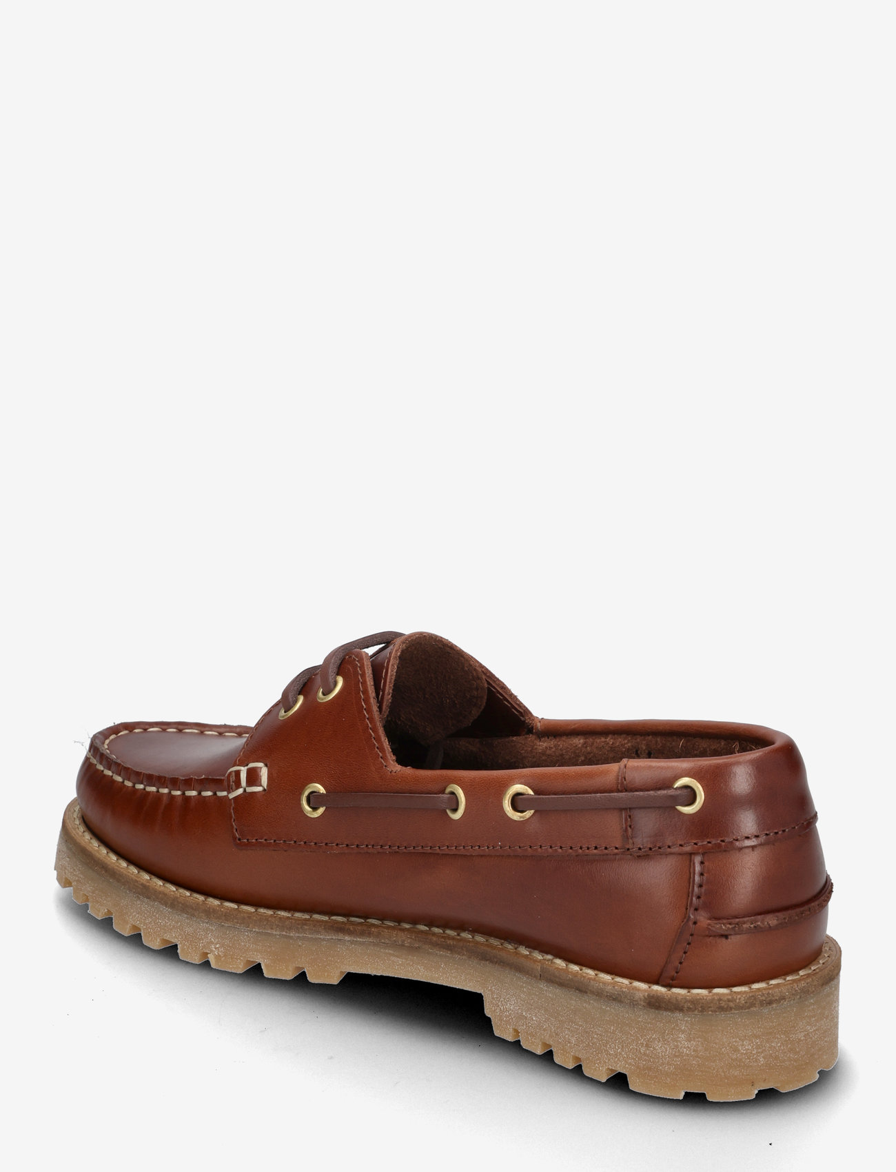 Bianco - BIACAPRI Boat Shoe Pull Up Leather - purjekingad - brown - 3