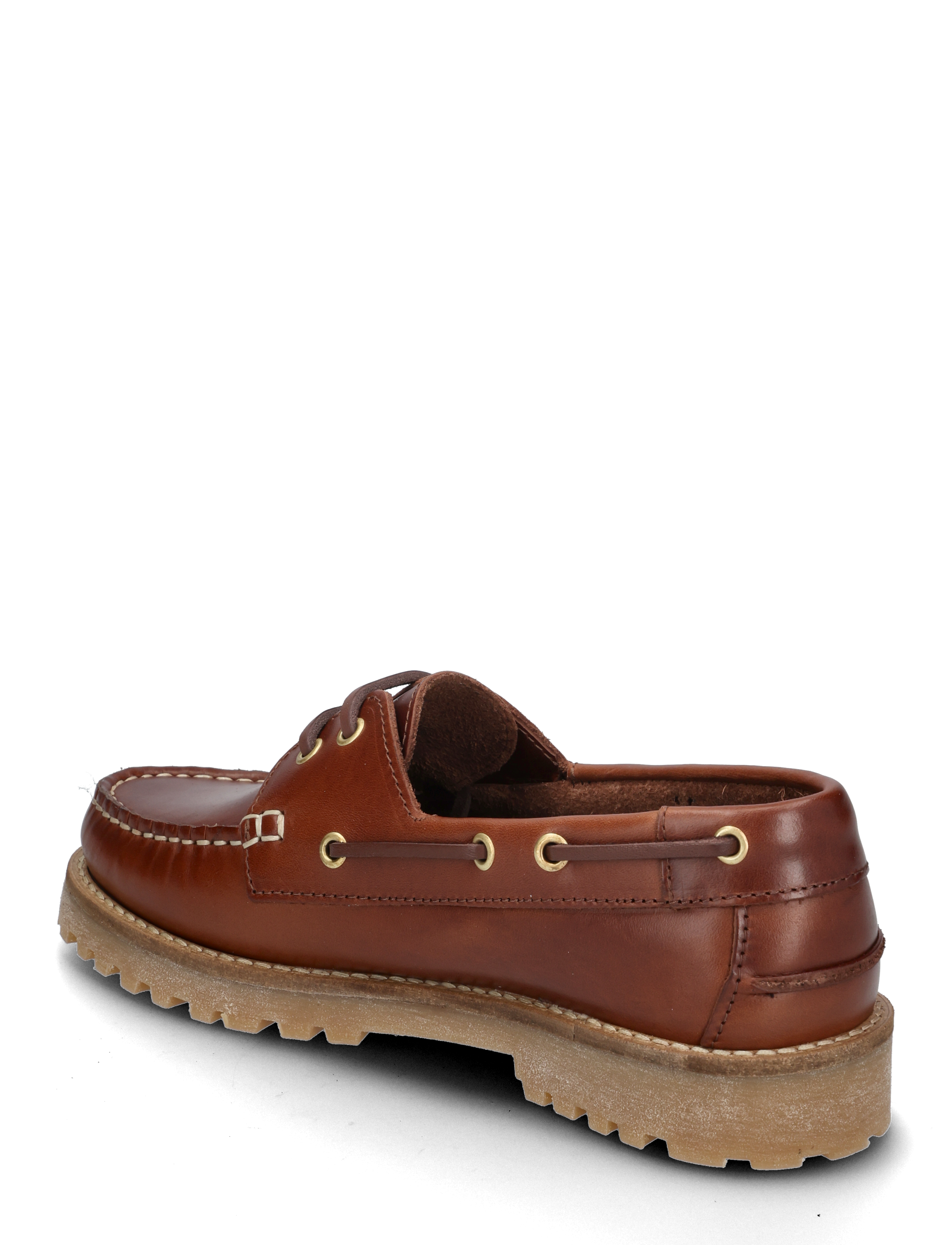 Bianco - BIACAPRI Boat Shoe Pull Up Leather - bootschoenen - brown - 3