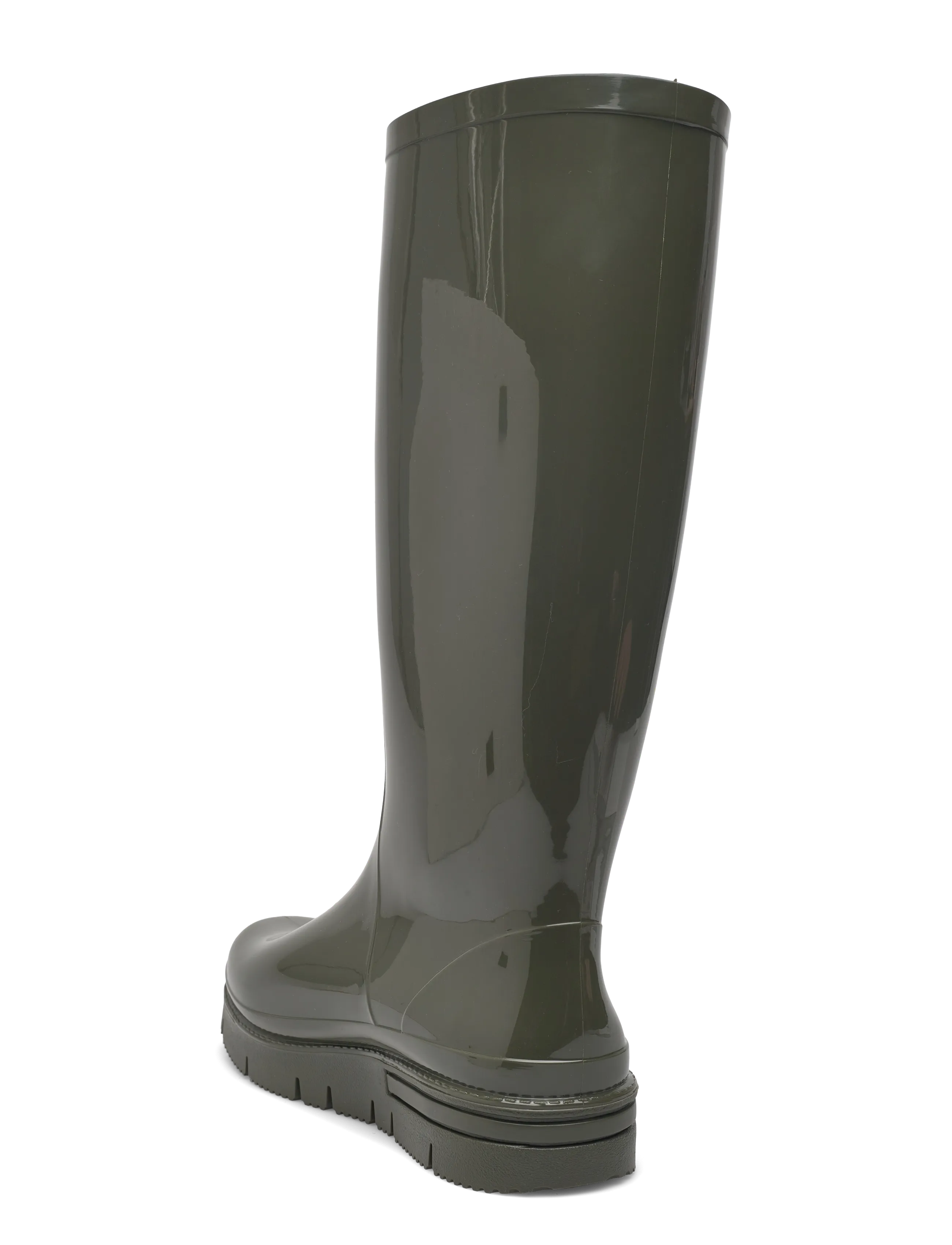 Bianco - BIAMILLE High Rubber Boot - overtøj - olive - 2