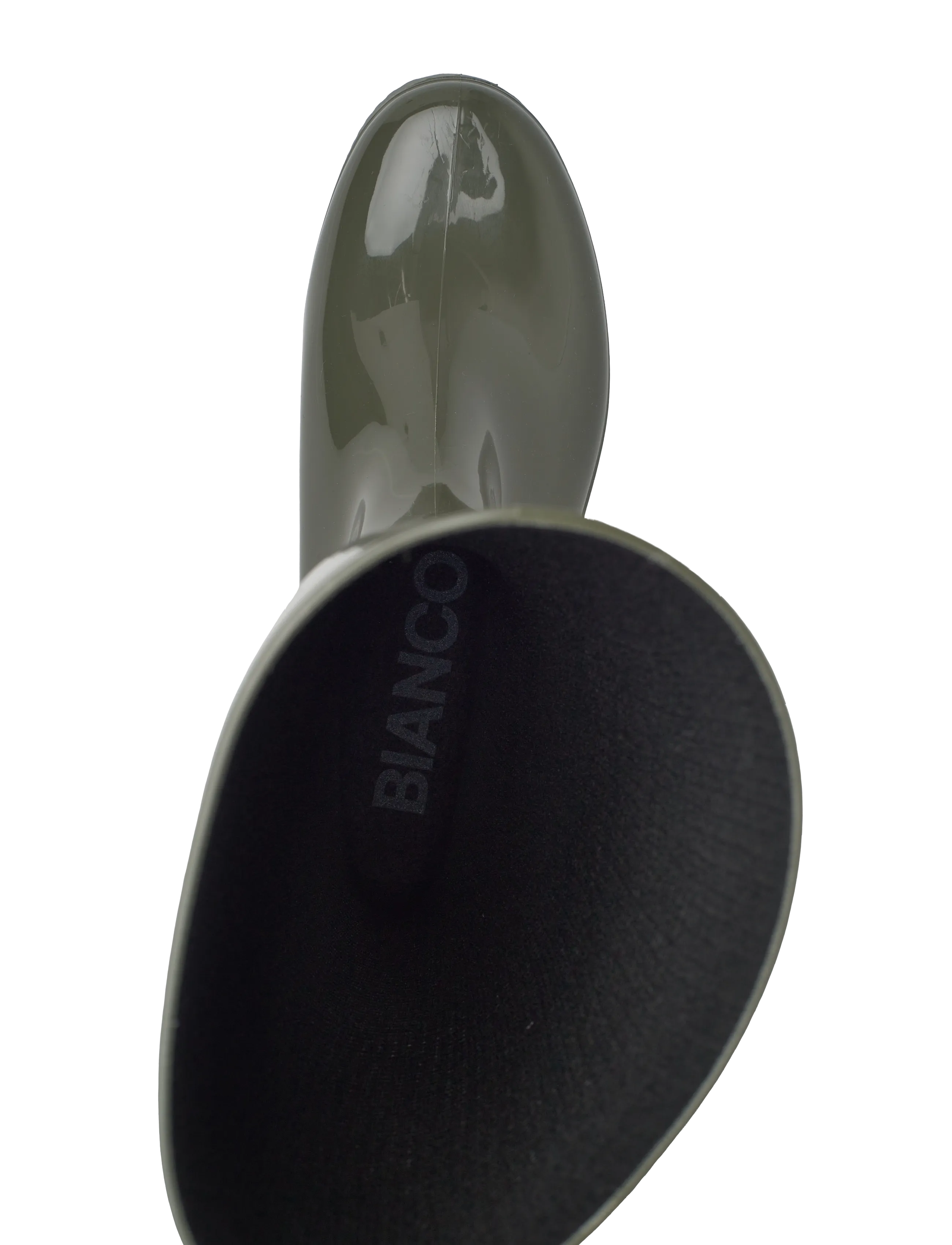 Bianco - BIAMILLE High Rubber Boot - overtøj - olive - 3
