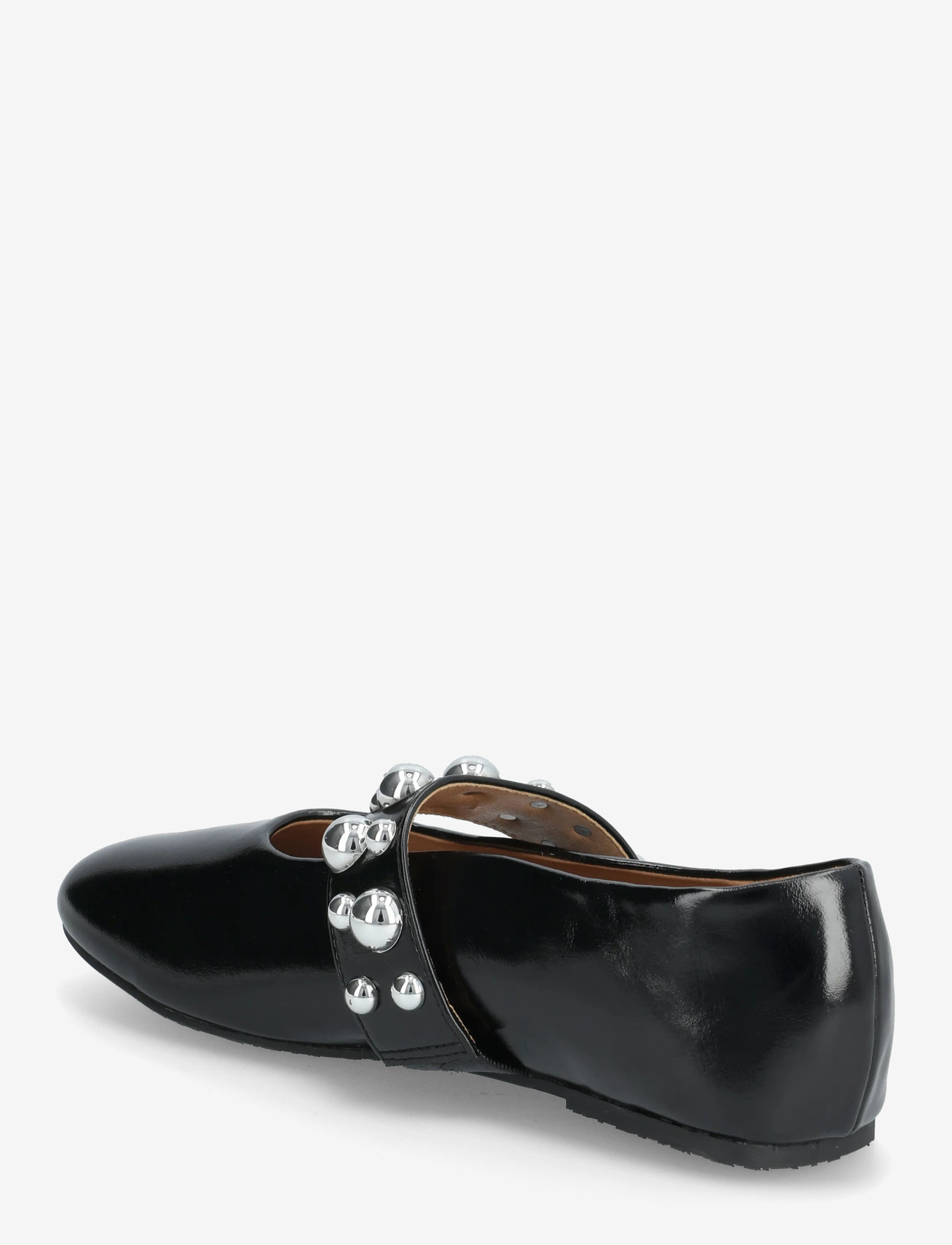 Bianco - BIALUNA Studded Ballet Flat Faux Leather - besondere anlässe - black - 2