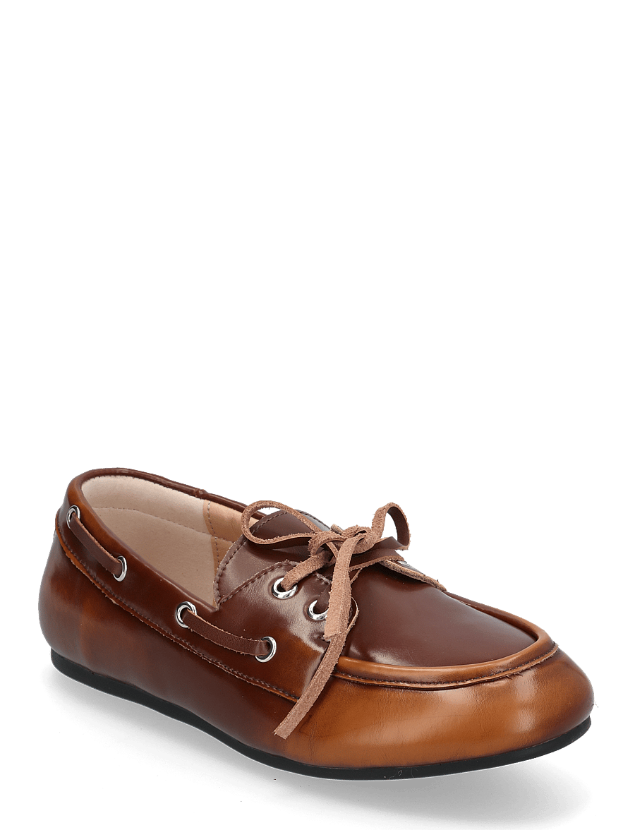 Bianco - BIAMARLENE Boat Shoe Leather - brown distressed - 1