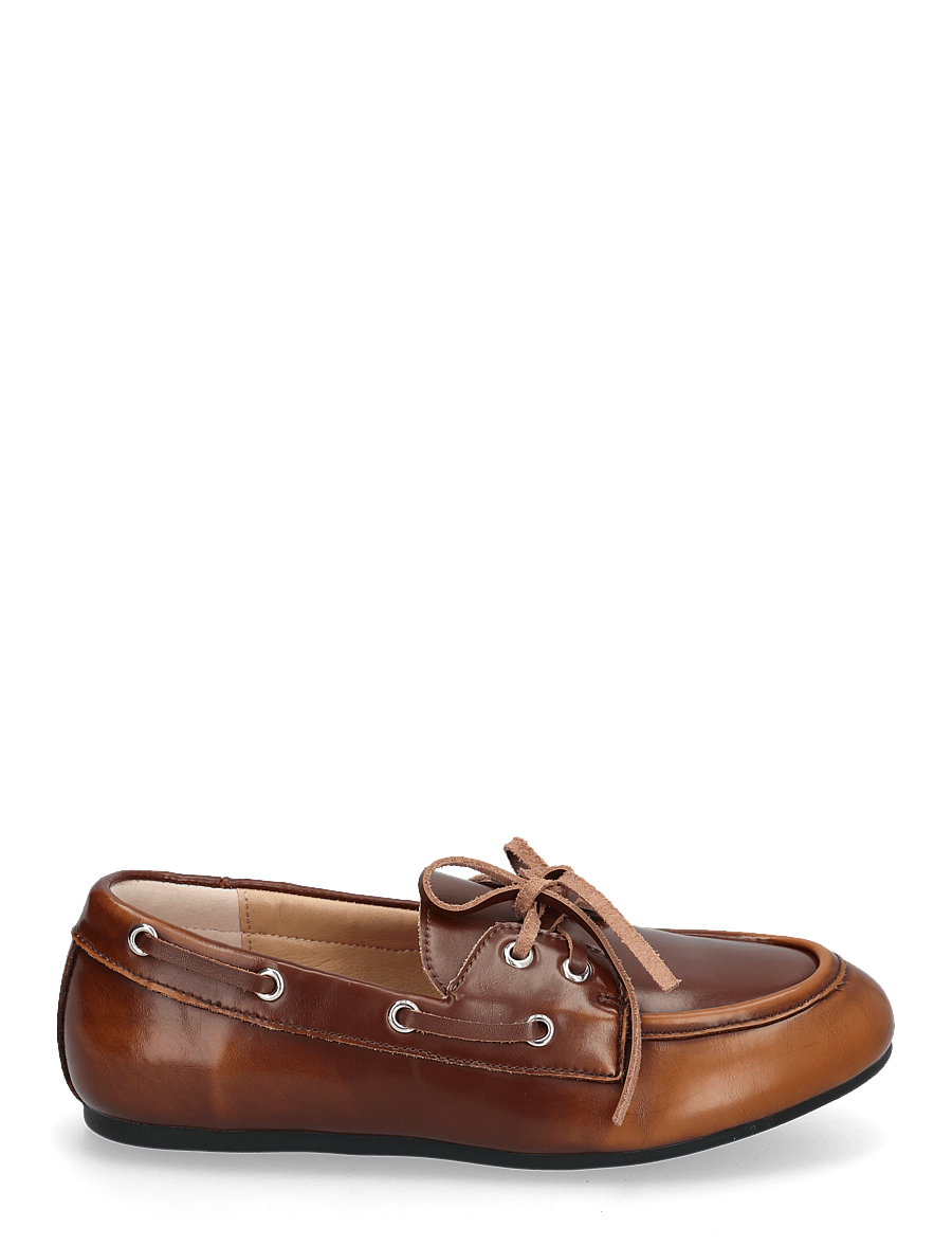 Bianco - BIAMARLENE Boat Shoe Leather - brown distressed - 2