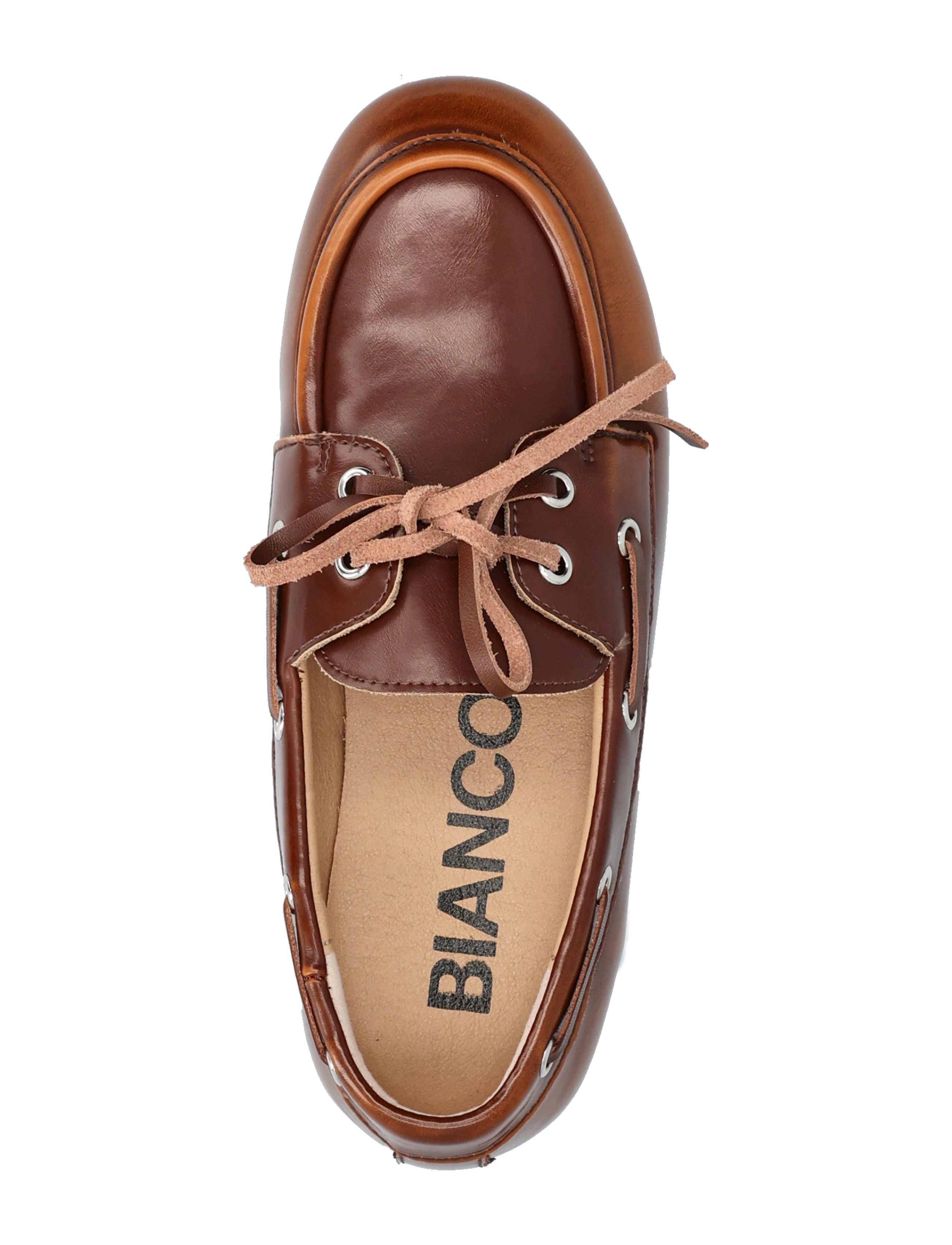 Bianco - BIAMARLENE Boat Shoe Leather - brown distressed - 4