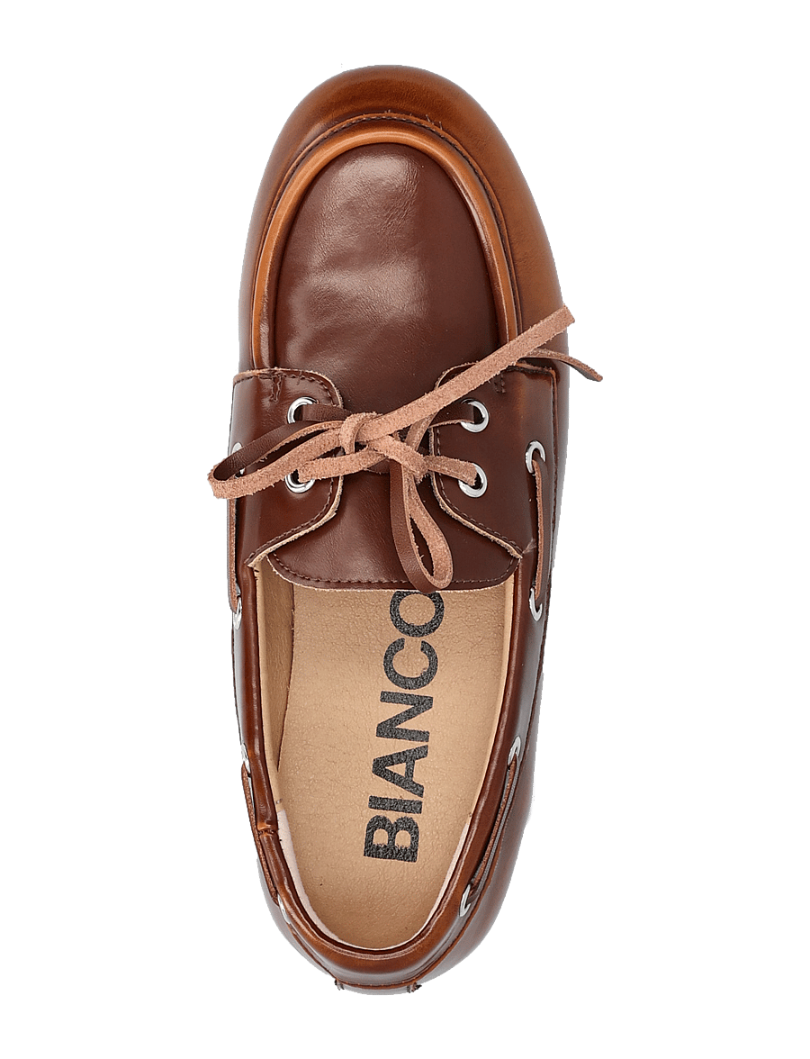 Bianco - BIAMARLENE Boat Shoe Leather - brown distressed - 4