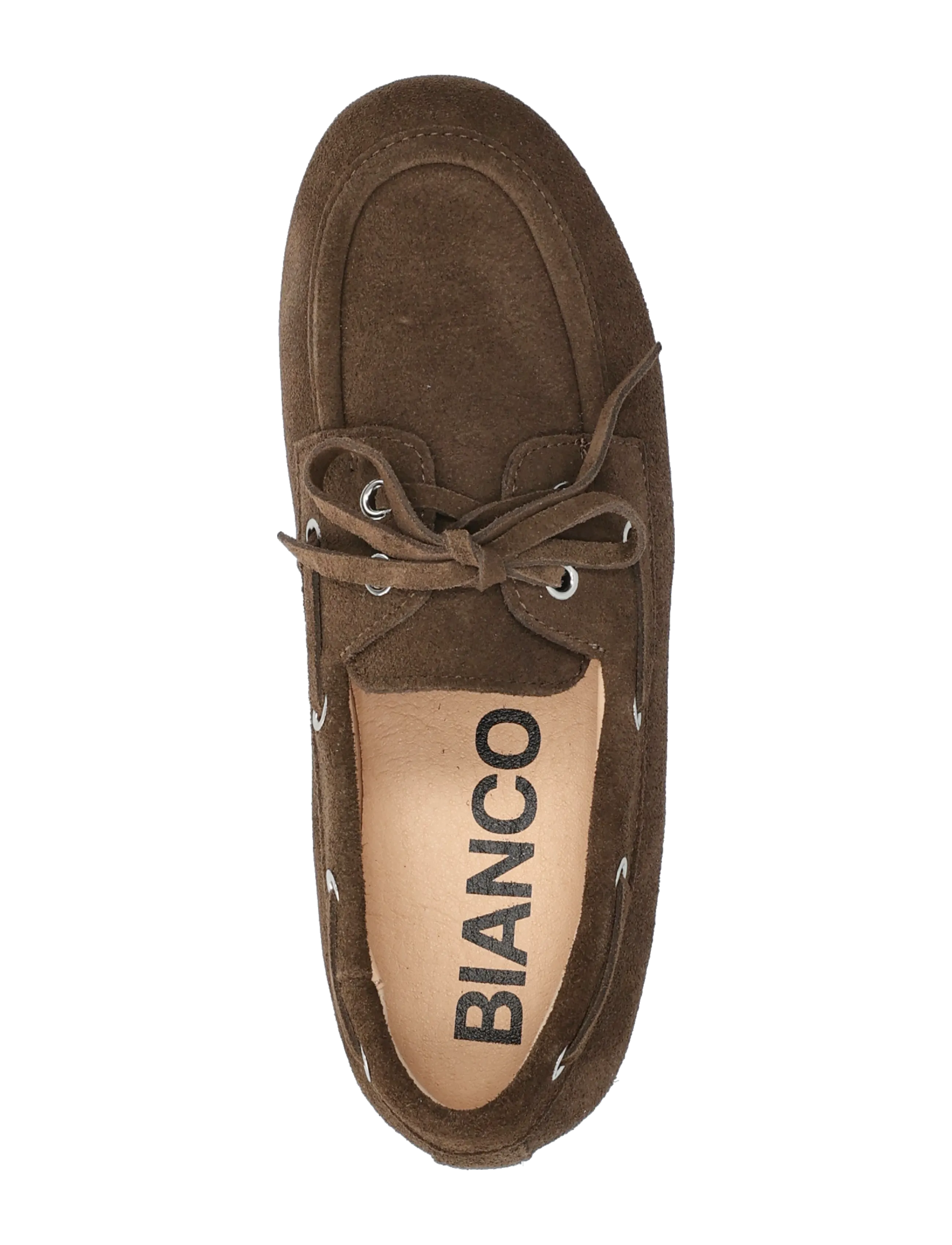 Bianco - BIAMARLENE Boat Shoe Suede - sejlersko - brown - 3