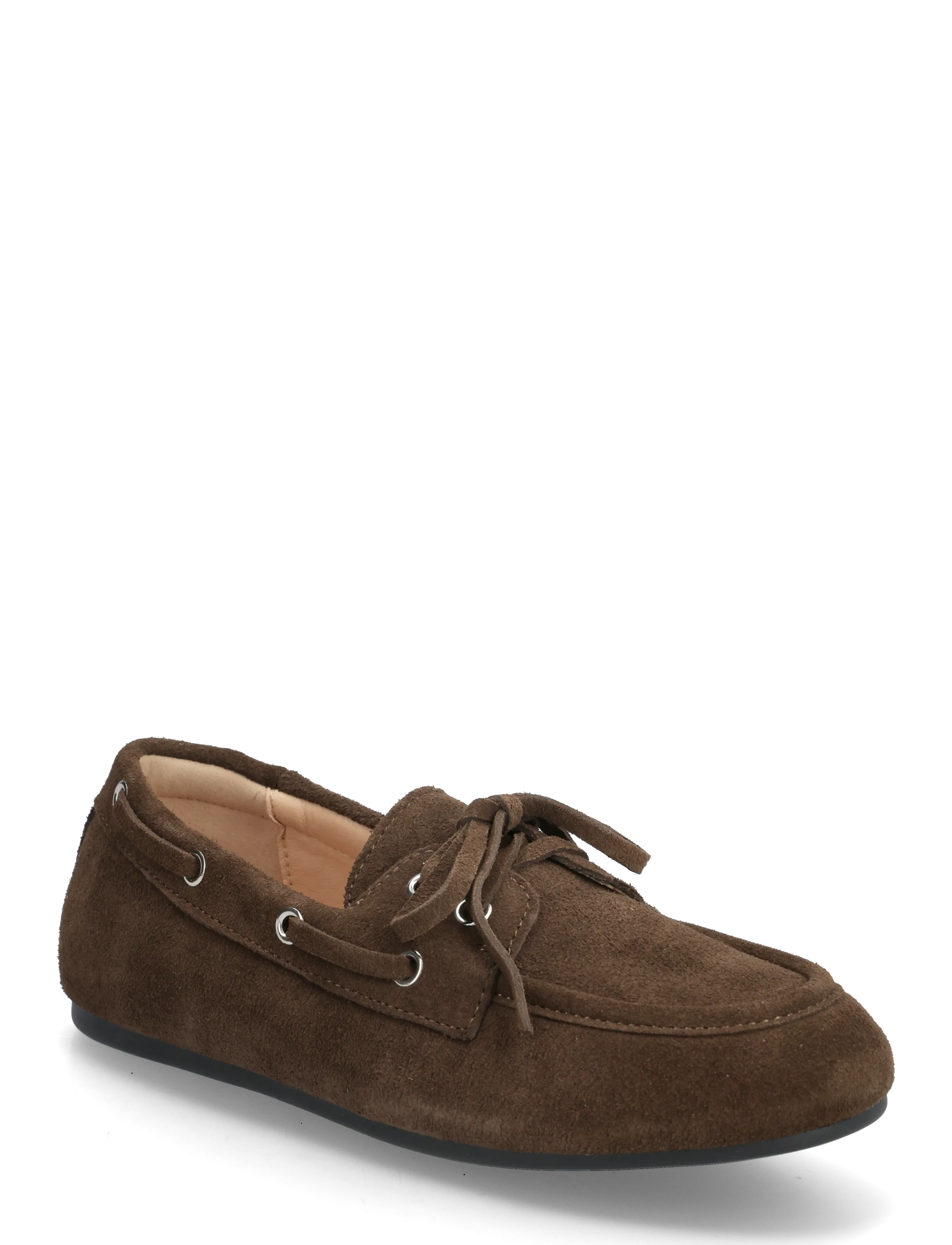 BIAMARLENE Boat Shoe Suede - BROWN
