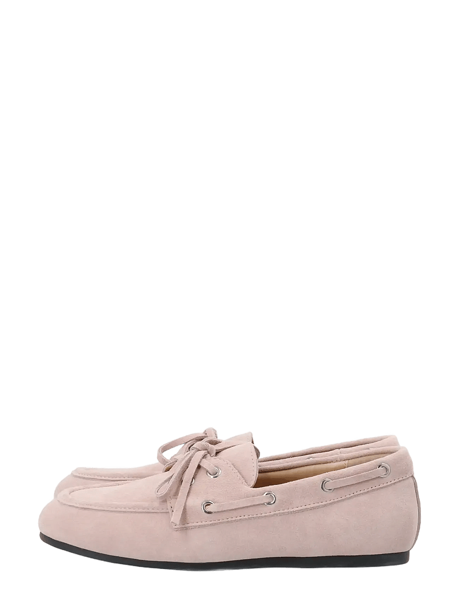 Bianco - BIAMARLENE Boat Shoe Suede - boat shoes - dusty pink - 5