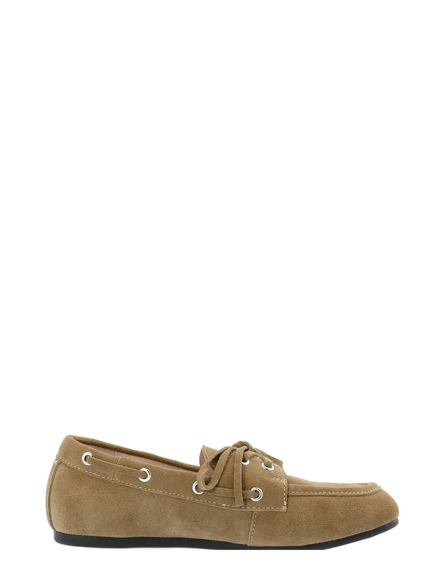 Bianco - BIAMARLENE Boat Shoe Suede - chaussure bateau - sand - 0