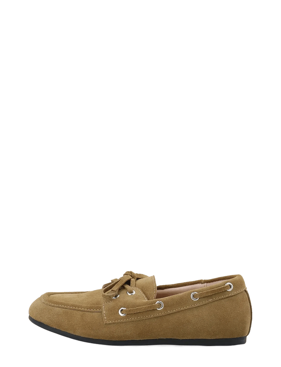 Bianco - BIAMARLENE Boat Shoe Suede - chaussure bateau - sand - 1