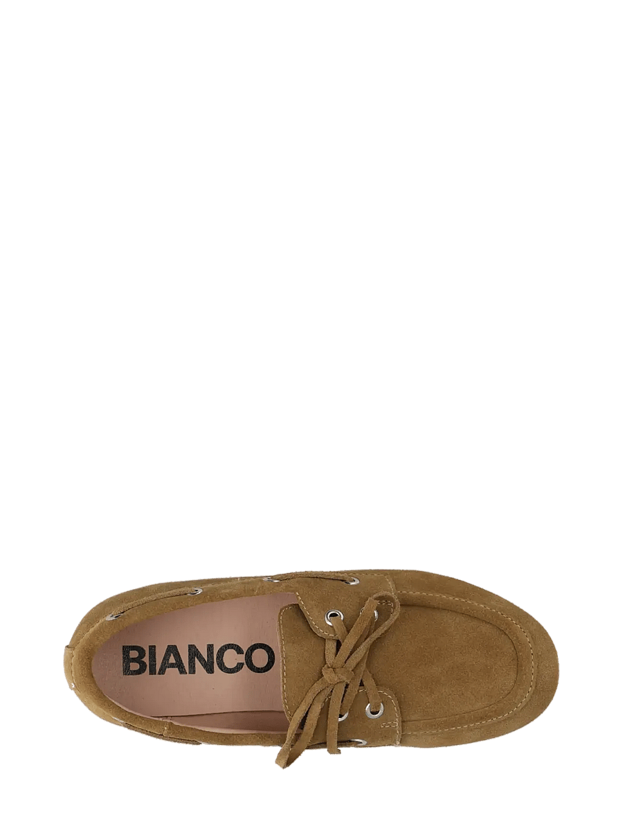 Bianco - BIAMARLENE Boat Shoe Suede - chaussure bateau - sand - 4