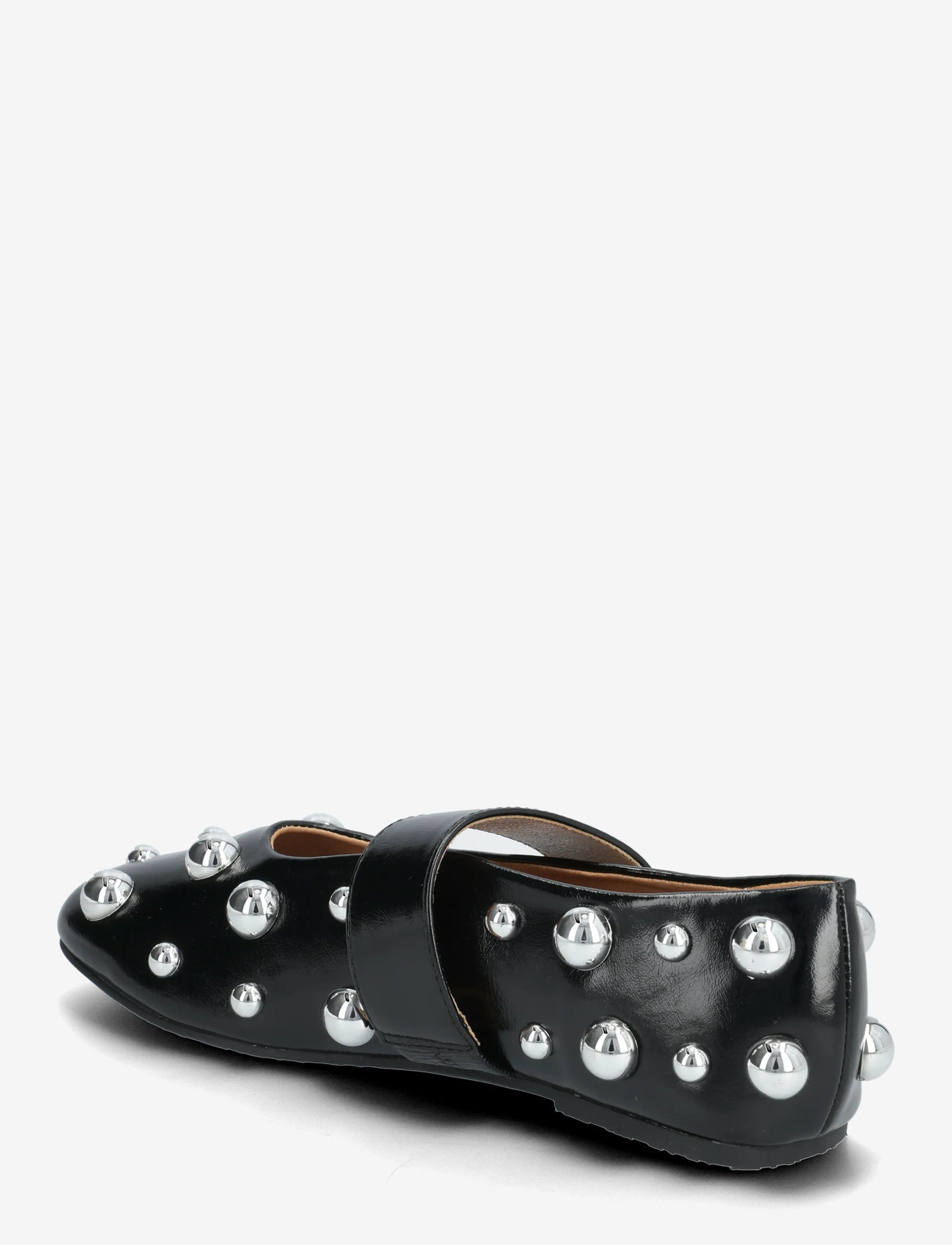 Bianco - BIALUNA Allover Studded Ballet Flat Faux Leather - særlige begivenheder - black - 2