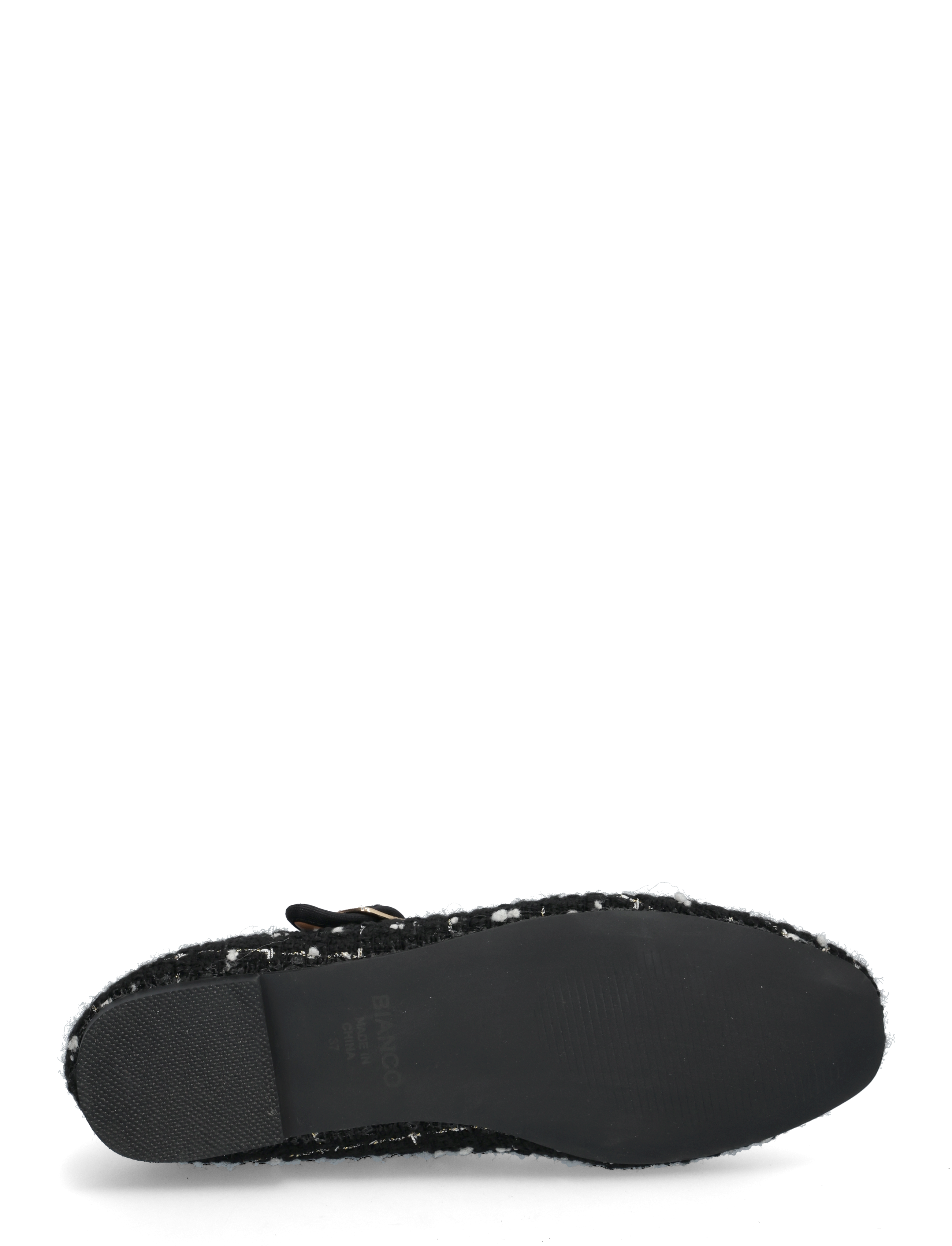 Bianco - BIALILJA Trimmed Mary Jane Textile - kvinder - black - 4