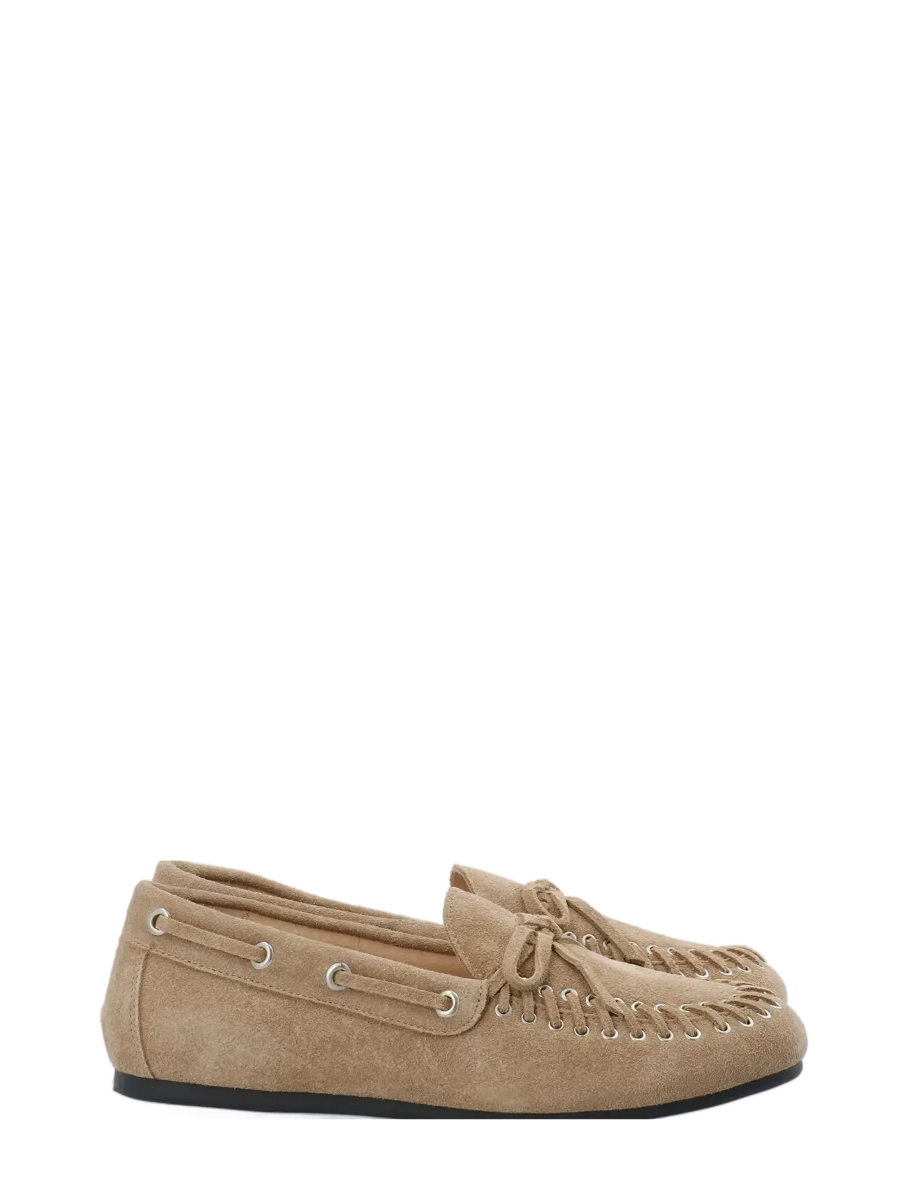 Bianco Biamarlene Moccassin Slipper Suede, Kvinder, Mokkasin Hjemmesko, Beige, Str: 40