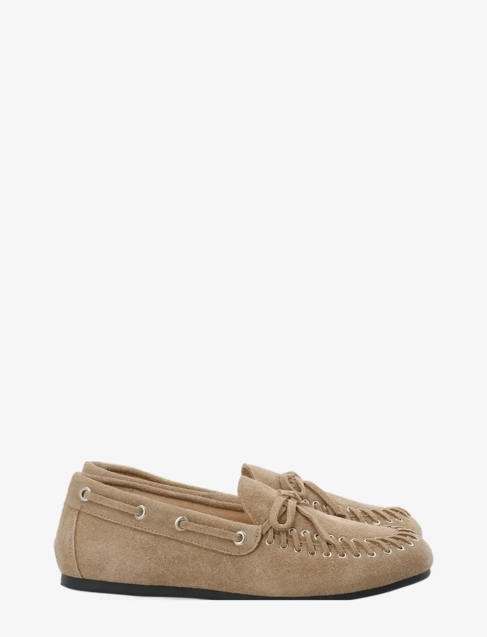 Bianco - BIAMARLENE Moccassin Slipper Suede - sejlersko - sand - 0