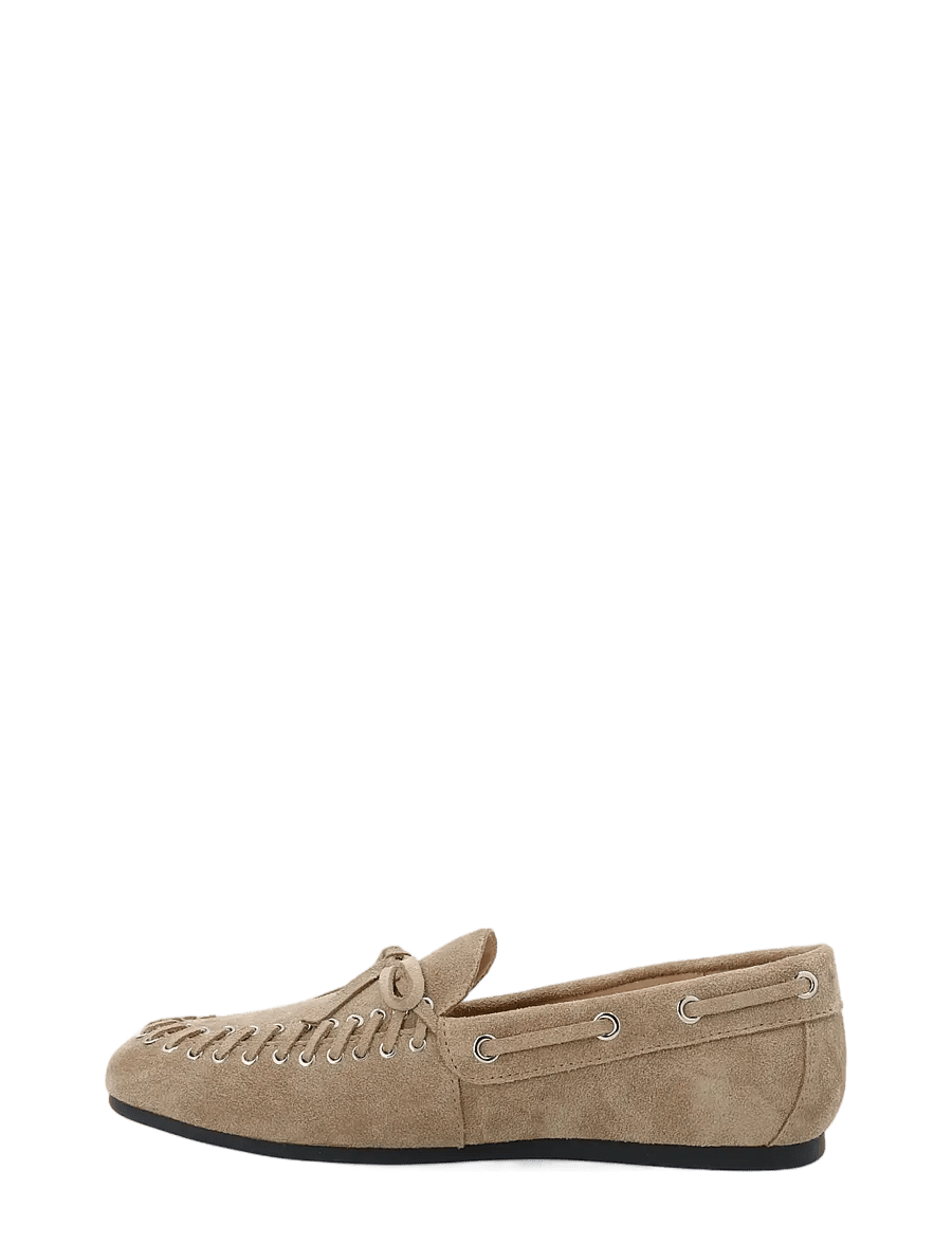 Bianco - BIAMARLENE Moccassin Slipper Suede - apavi bez aizdares - sand - 1