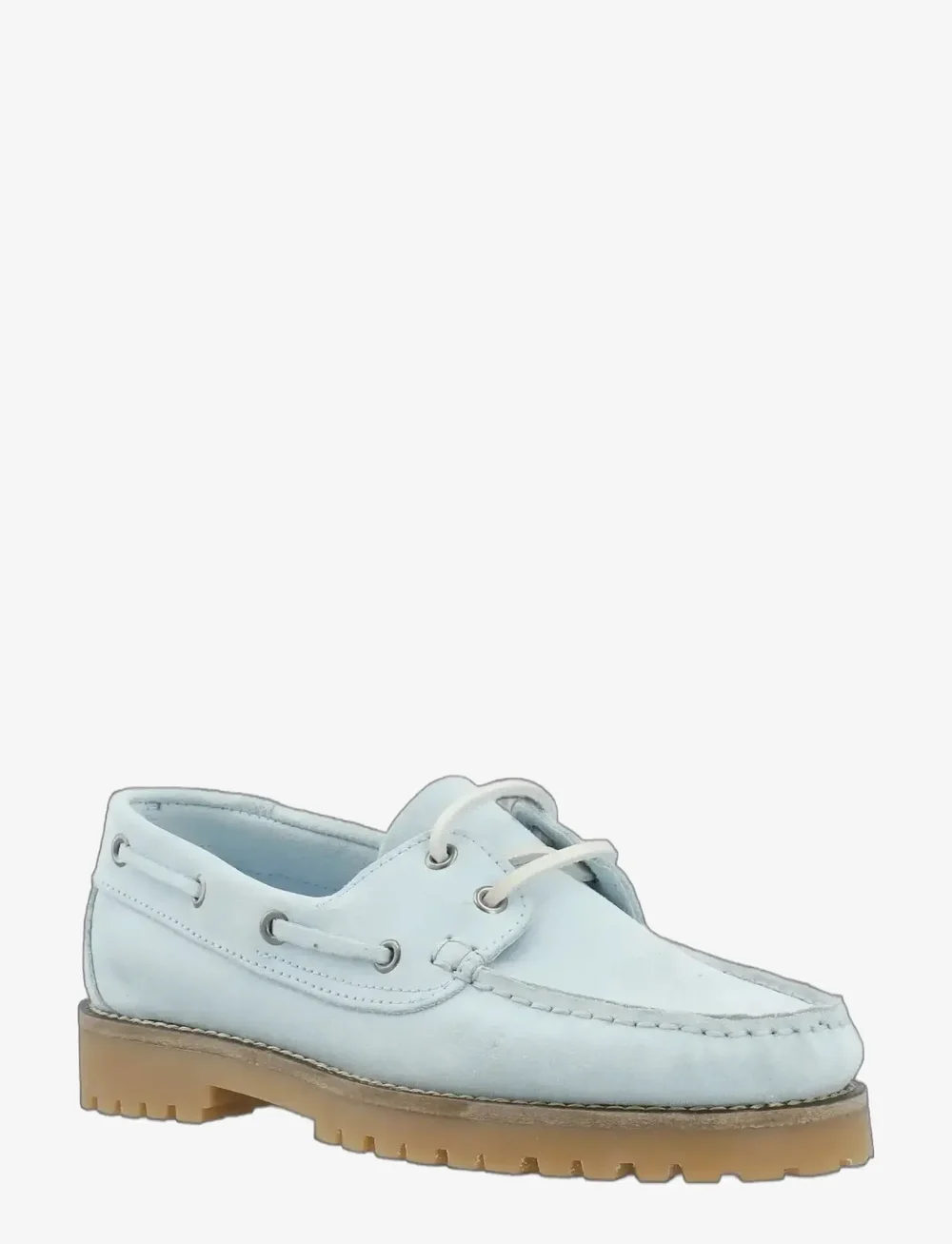 Bianco - BIACAPRI Boat Shoe Suede - seglarskor - baby blue - 0