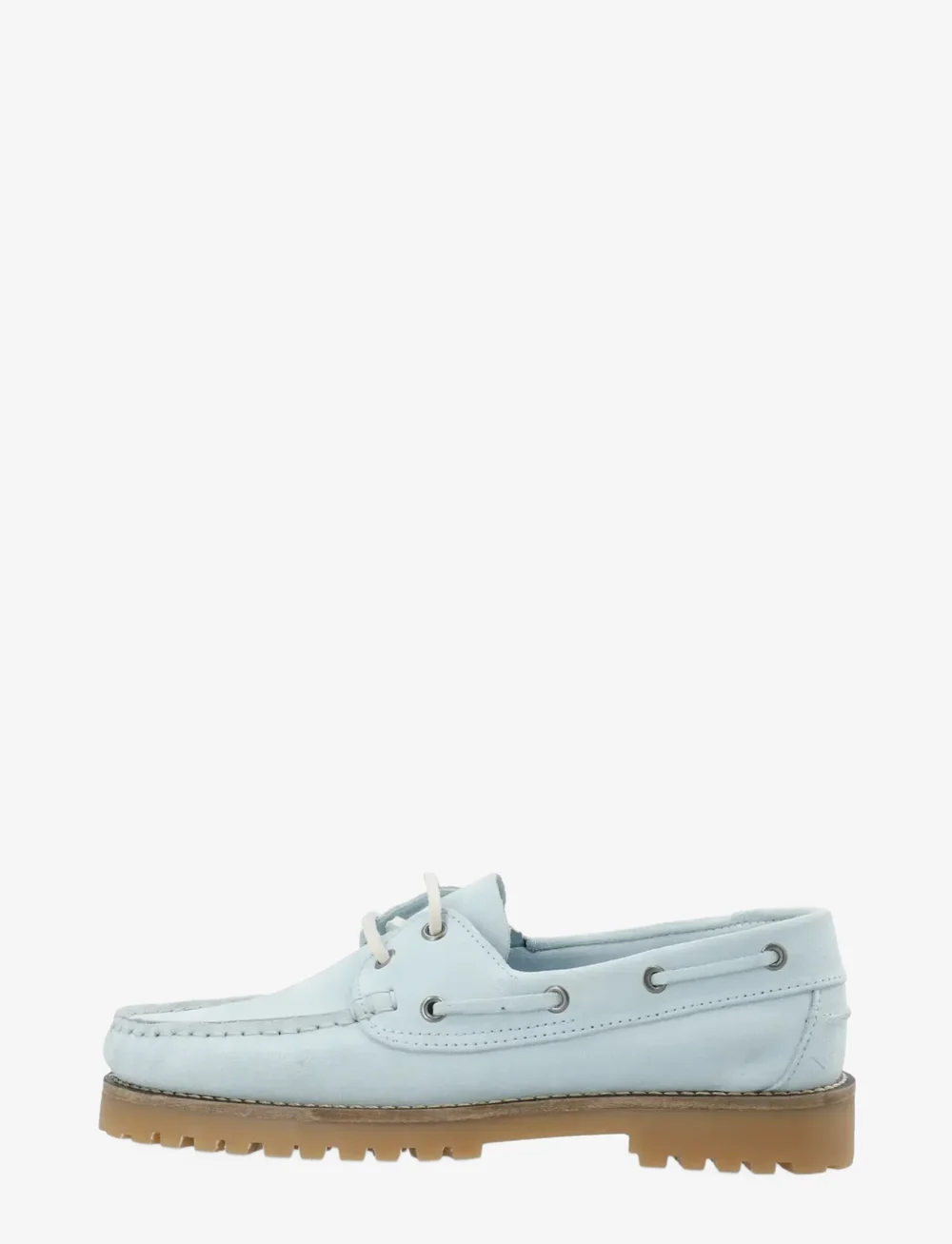 Bianco - BIACAPRI Boat Shoe Suede - seglarskor - baby blue - 1