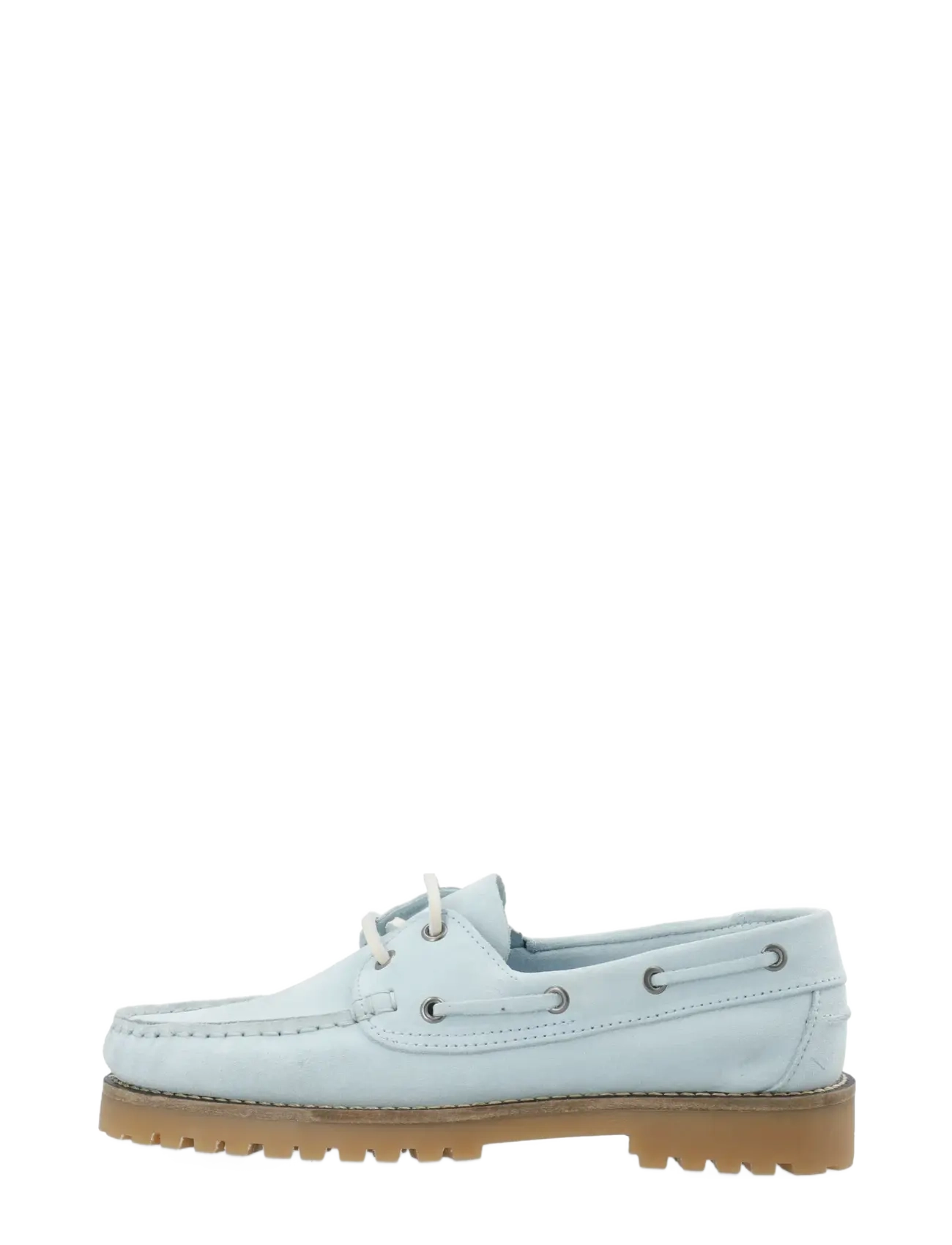 Bianco - BIACAPRI Boat Shoe Suede - sejlersko - baby blue - 1