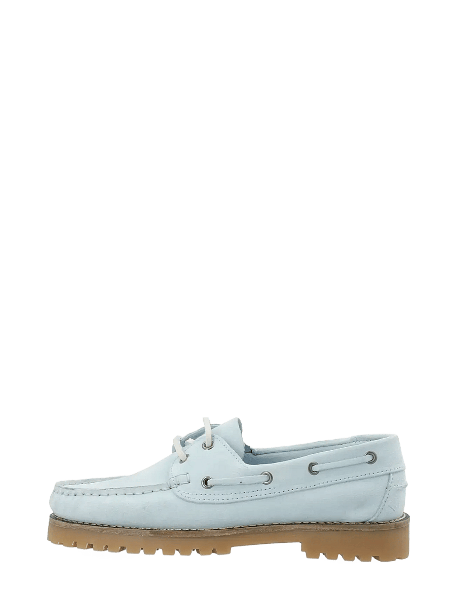 Bianco - BIACAPRI Boat Shoe Suede - chaussure bateau - baby blue - 1