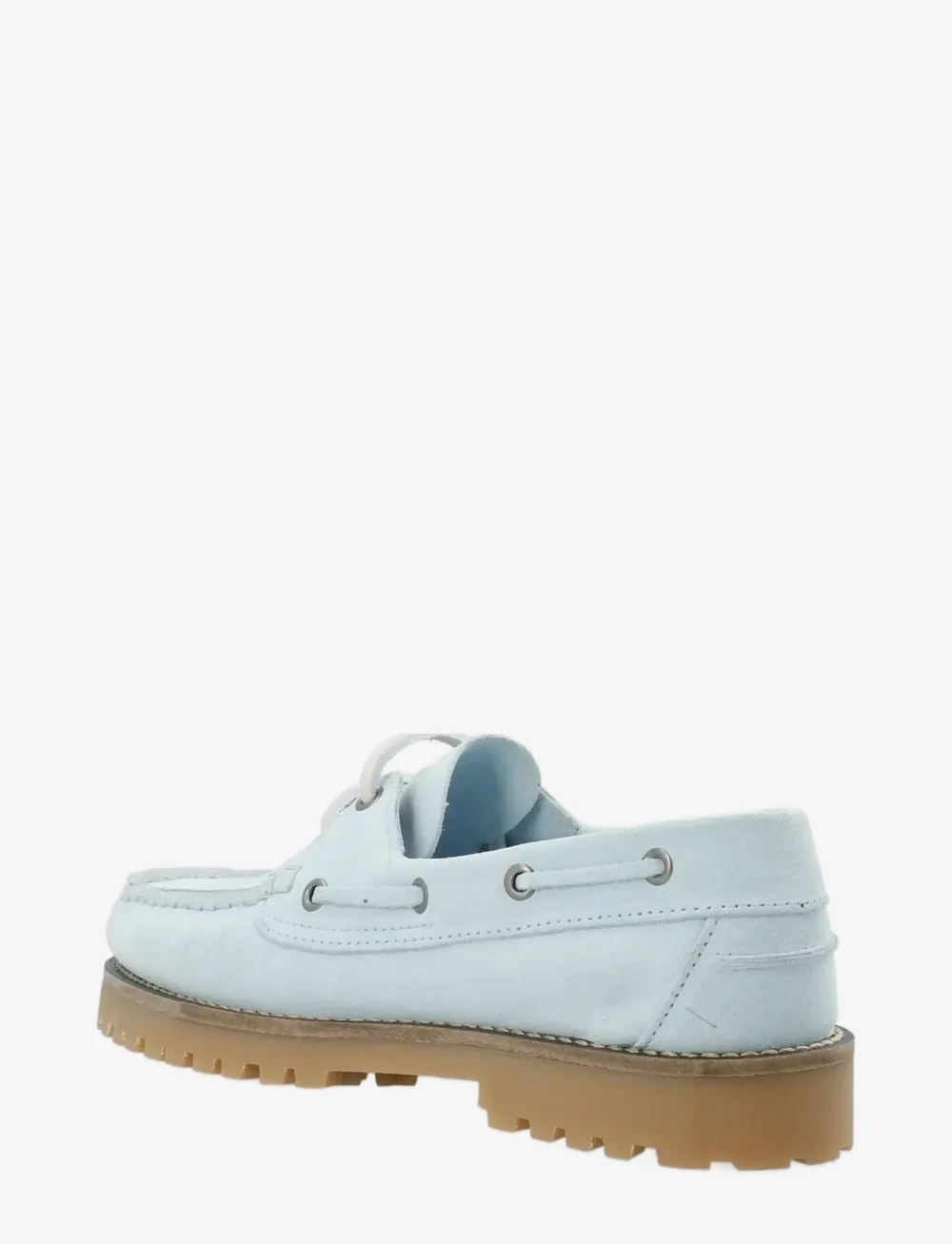 Bianco - BIACAPRI Boat Shoe Suede - seglarskor - baby blue - 2