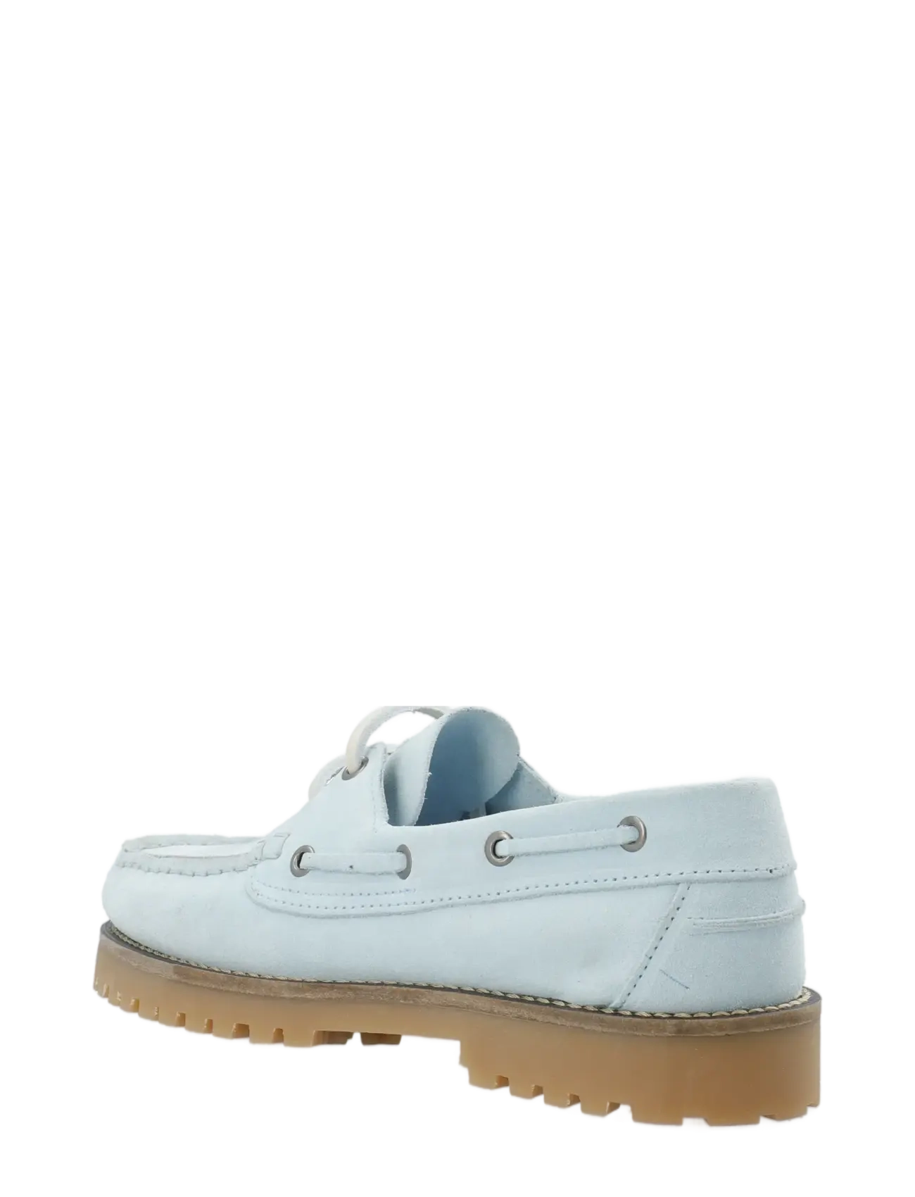 Bianco - BIACAPRI Boat Shoe Suede - sejlersko - baby blue - 2
