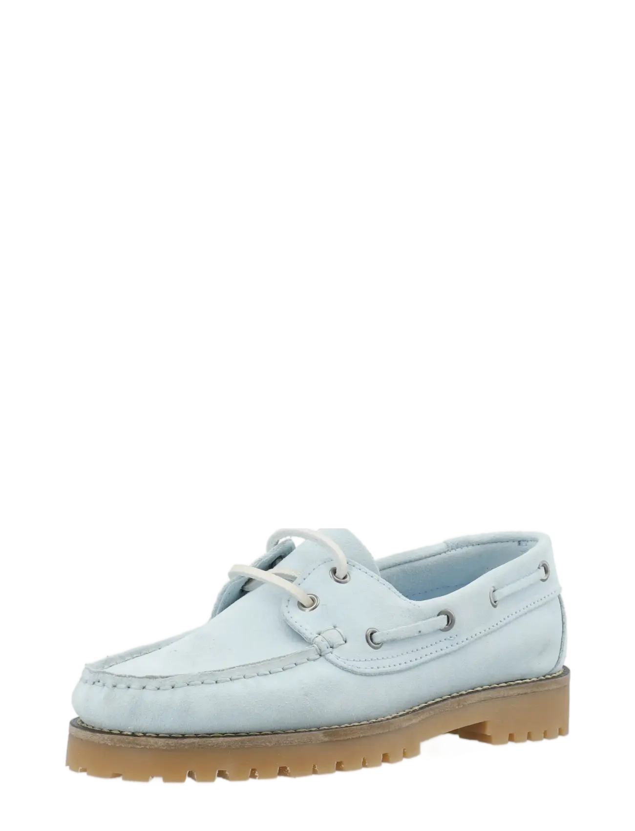 Bianco - BIACAPRI Boat Shoe Suede - sejlersko - baby blue - 3