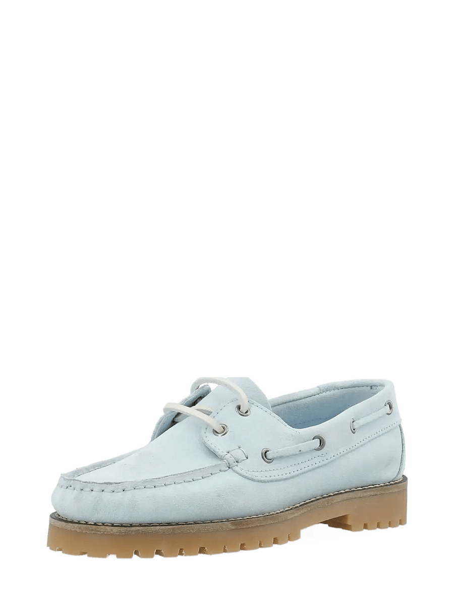 Bianco - BIACAPRI Boat Shoe Suede - chaussure bateau - baby blue - 3
