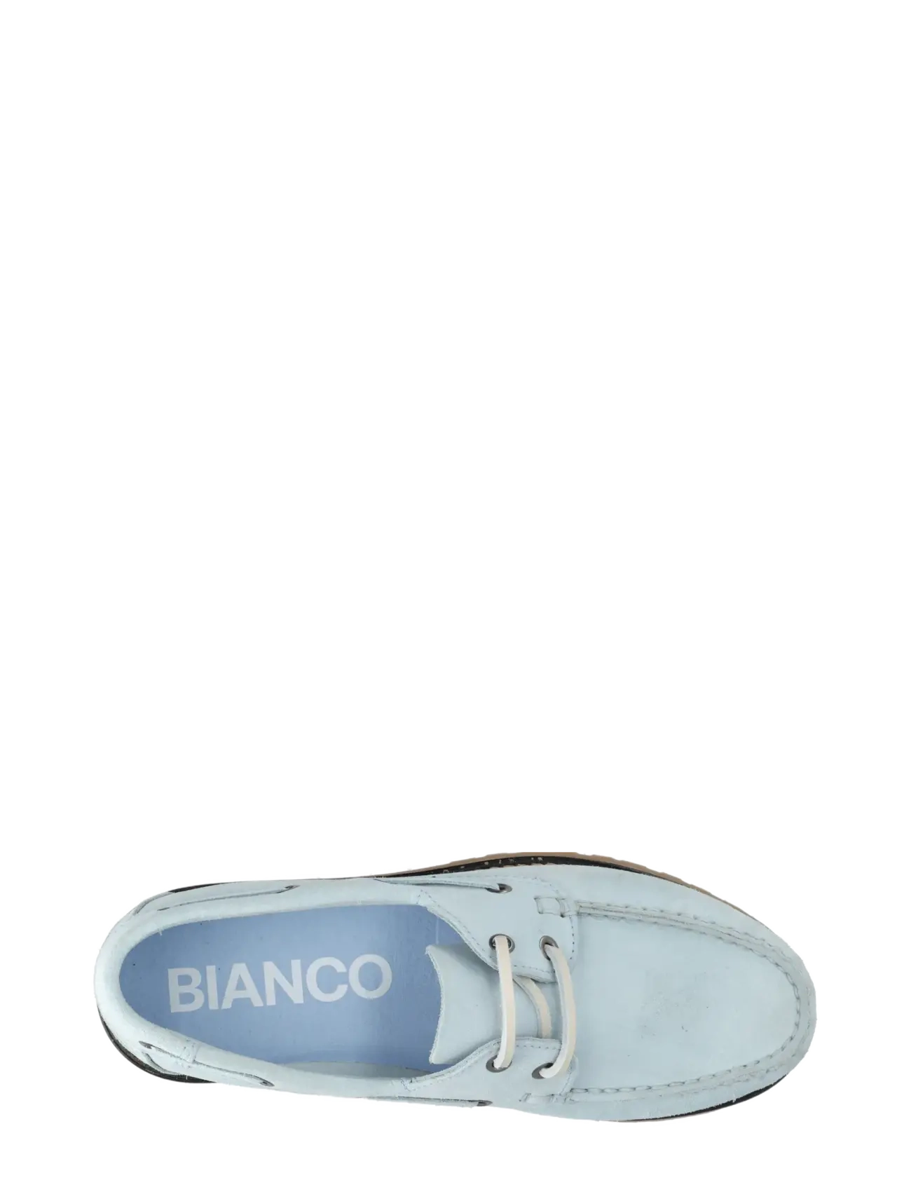 Bianco - BIACAPRI Boat Shoe Suede - sejlersko - baby blue - 4