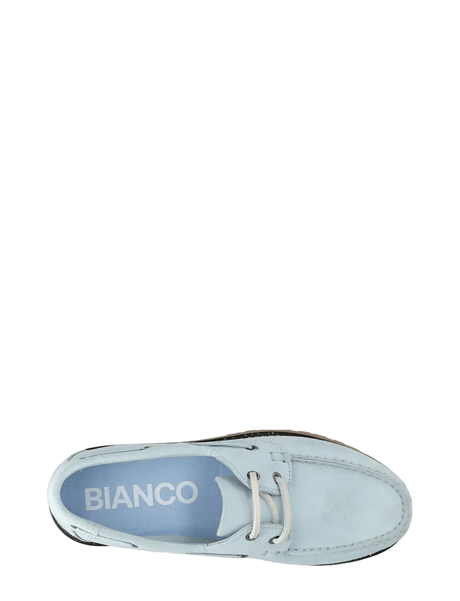 Bianco - BIACAPRI Boat Shoe Suede - chaussure bateau - baby blue - 4