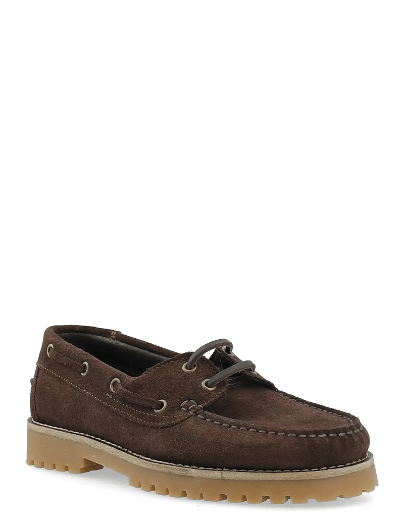 Bianco - BIACAPRI Boat Shoe Suede - seglarskor - brown - 0