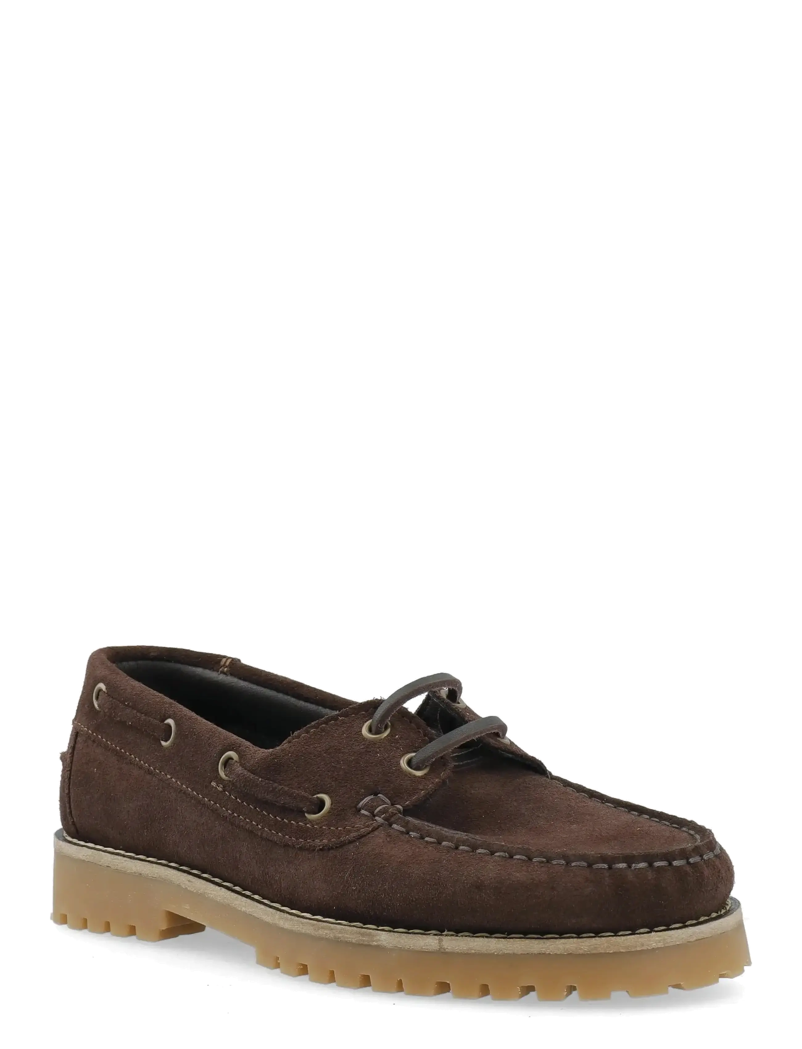 Bianco BIACAPRI Boat Shoe Suede - BIANCO - BROWN / brown