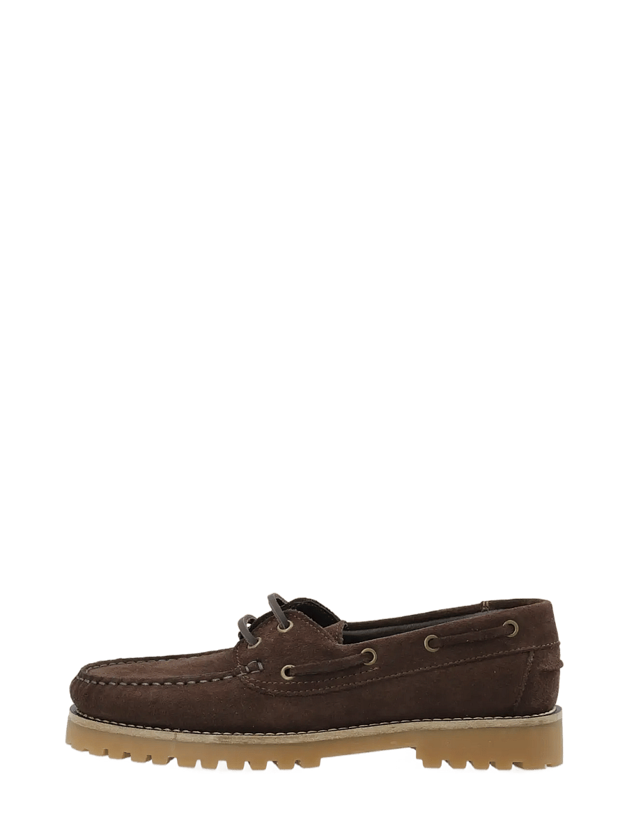 Bianco - BIACAPRI Boat Shoe Suede - bootsschuhe - brown - 1