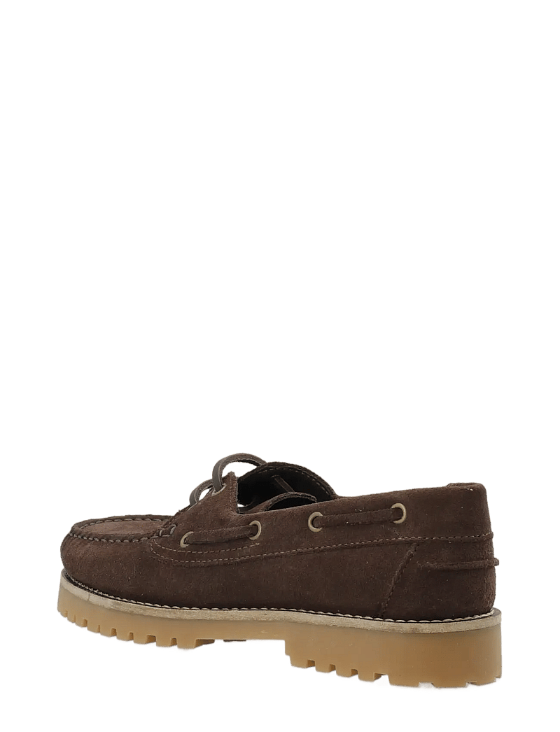 Bianco - BIACAPRI Boat Shoe Suede - seglarskor - brown - 2